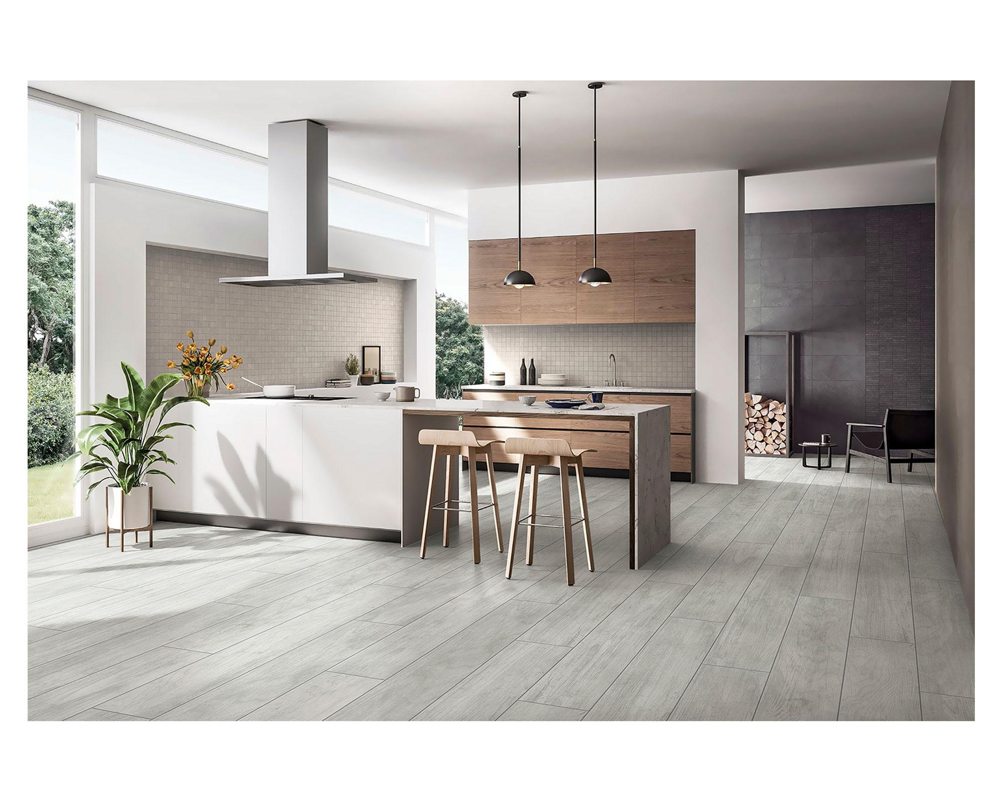 Porcelanato Cairo Plus blanco ceniza 15x90 cm 1.08 m2-1