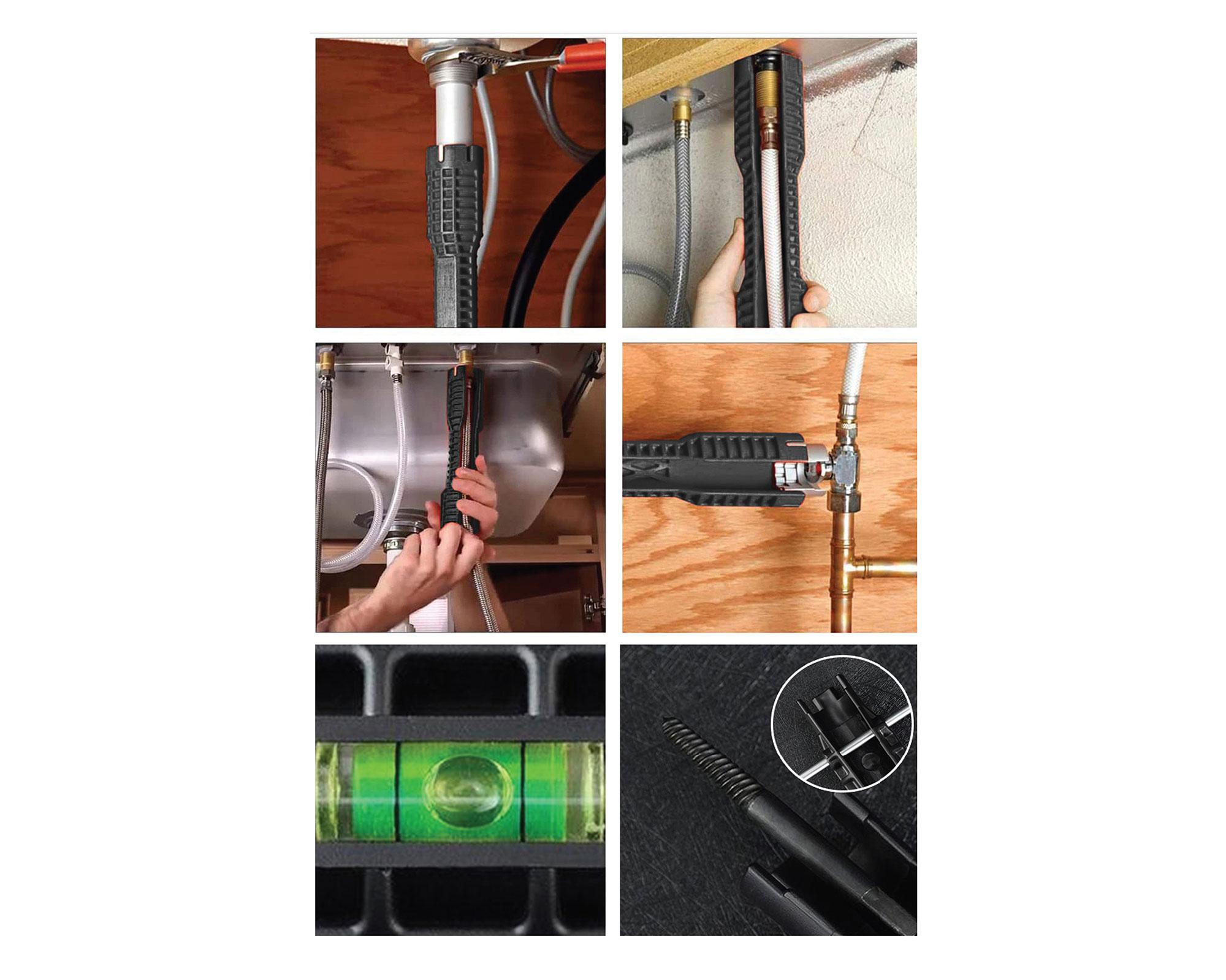 Llave Multiuso grifería 8 en 1-3