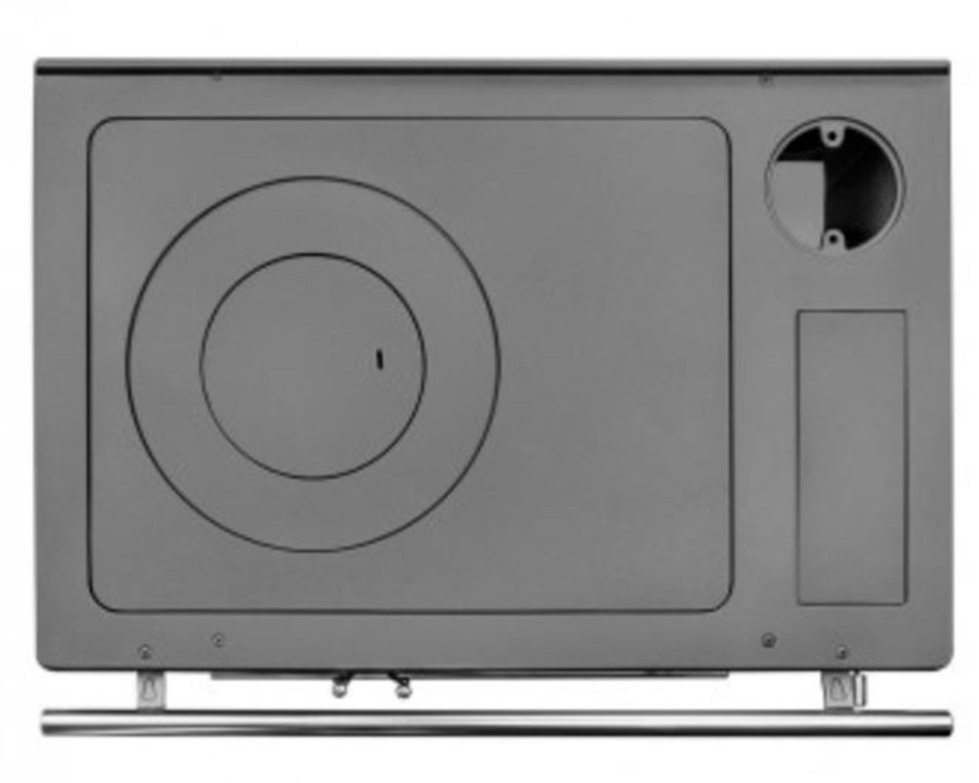 Cocina a leña 1 plato Altima blanca-2