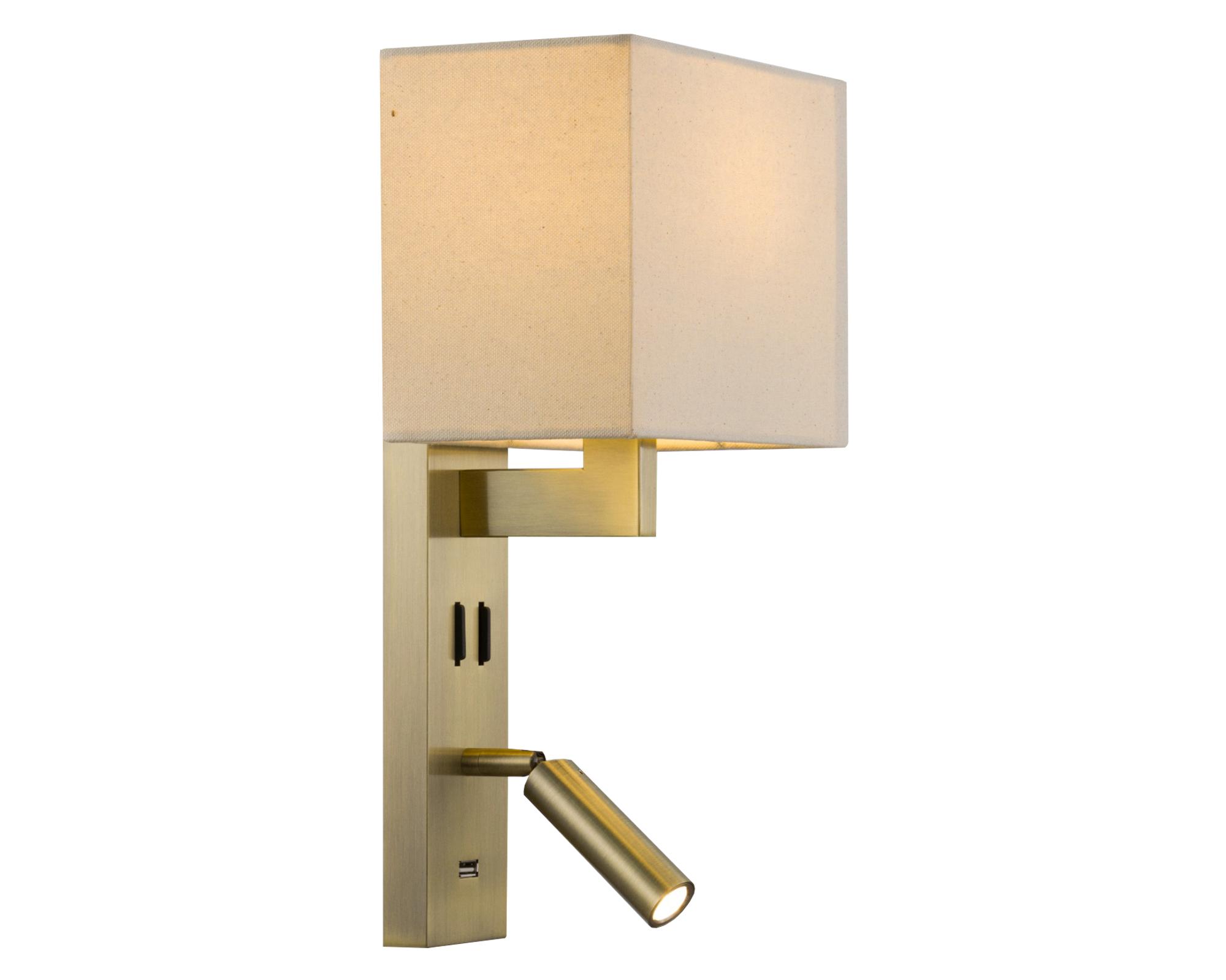 Apliqué USB Led 2L bronce pantalla cuadrada-0