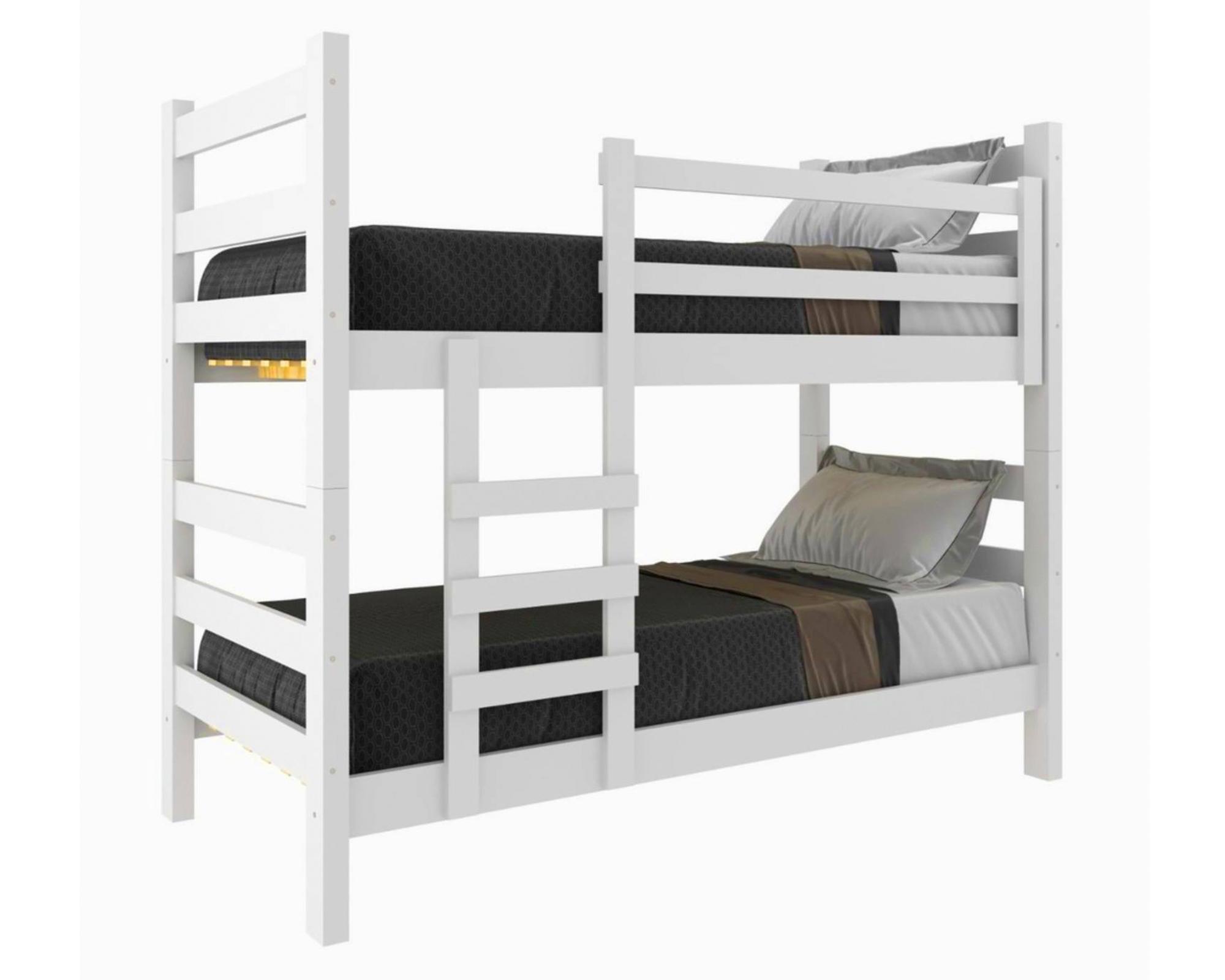 Camarote blanco Essenciale CR 1 plaza + escalera-1