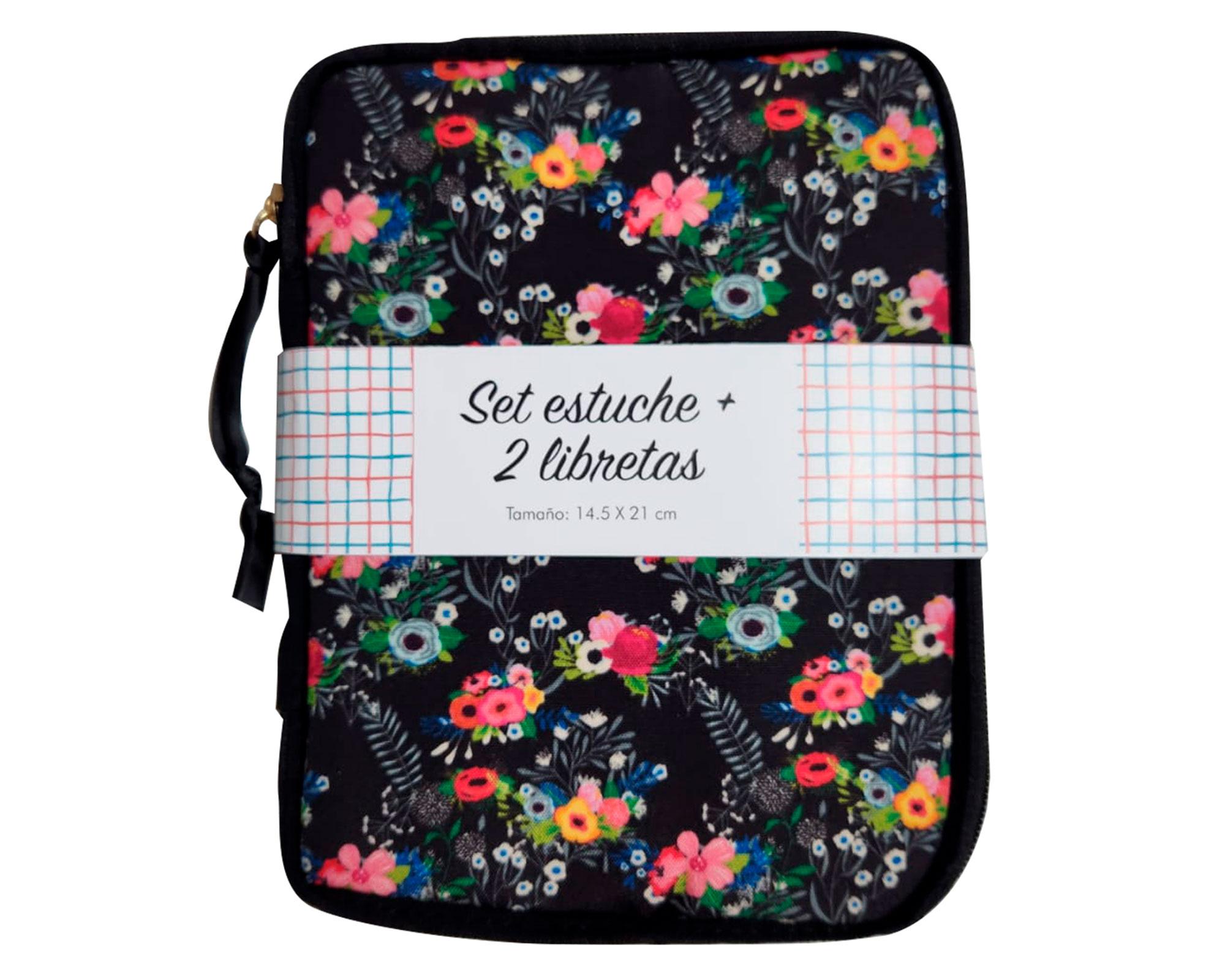 Estuche + 2 cuadernos 40 hojas-0