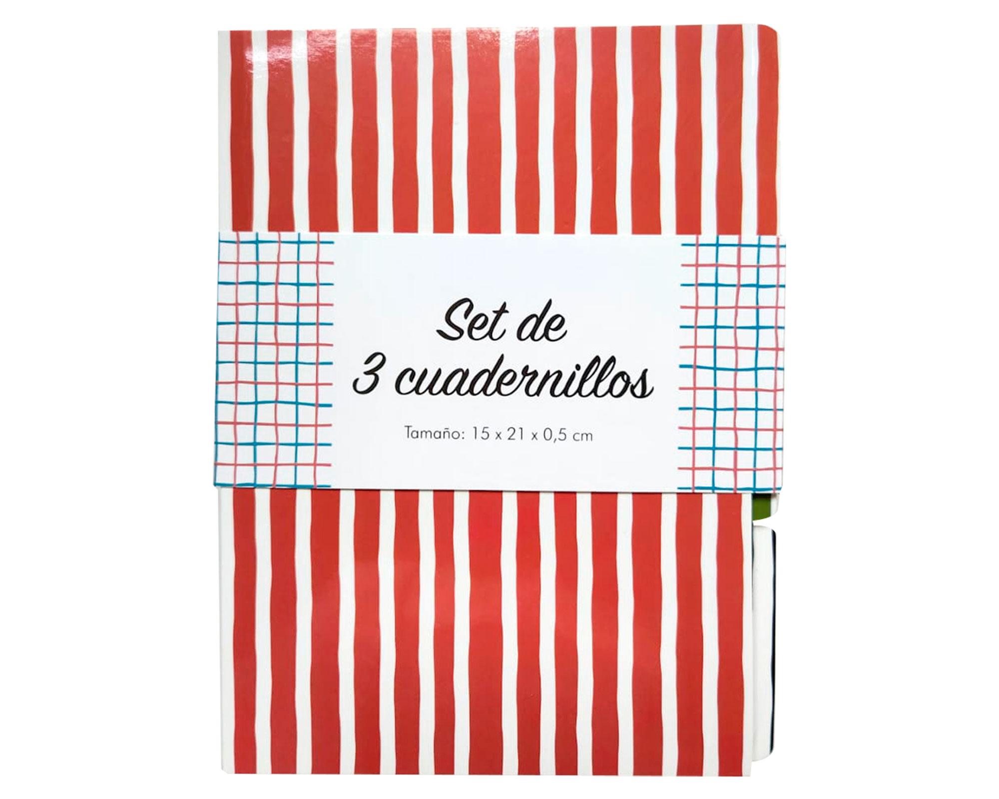 Cuaderno 40 hojas 3 piezas-0