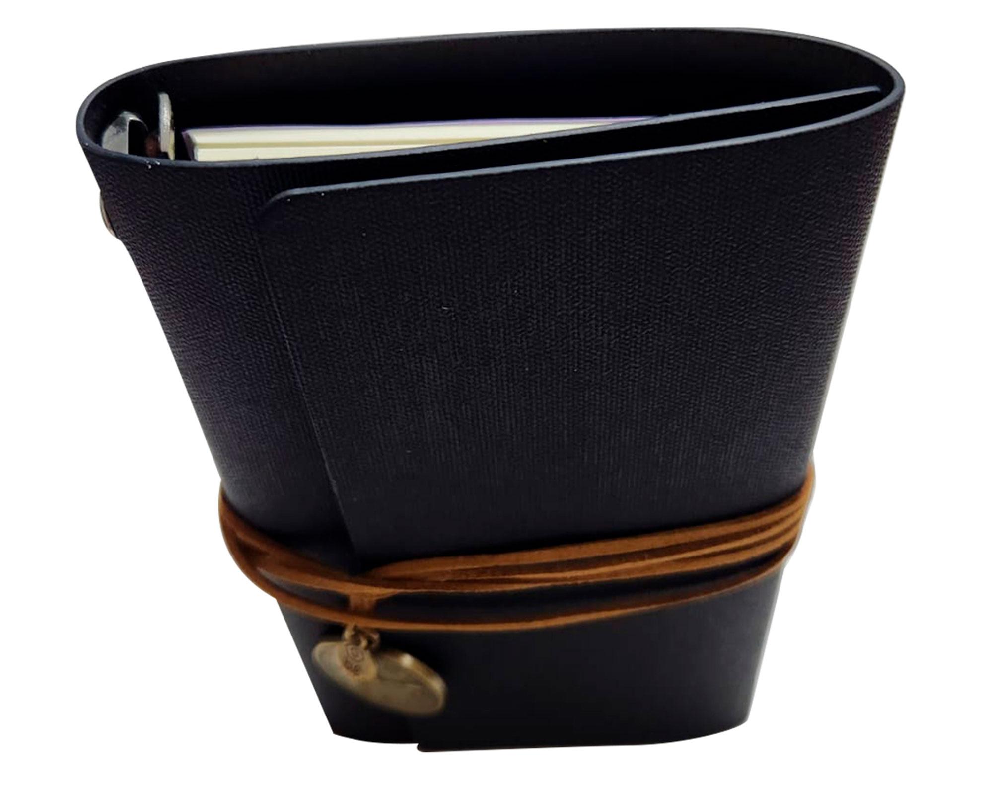 Estuche archivador con libreta 80 hojas negro-2
