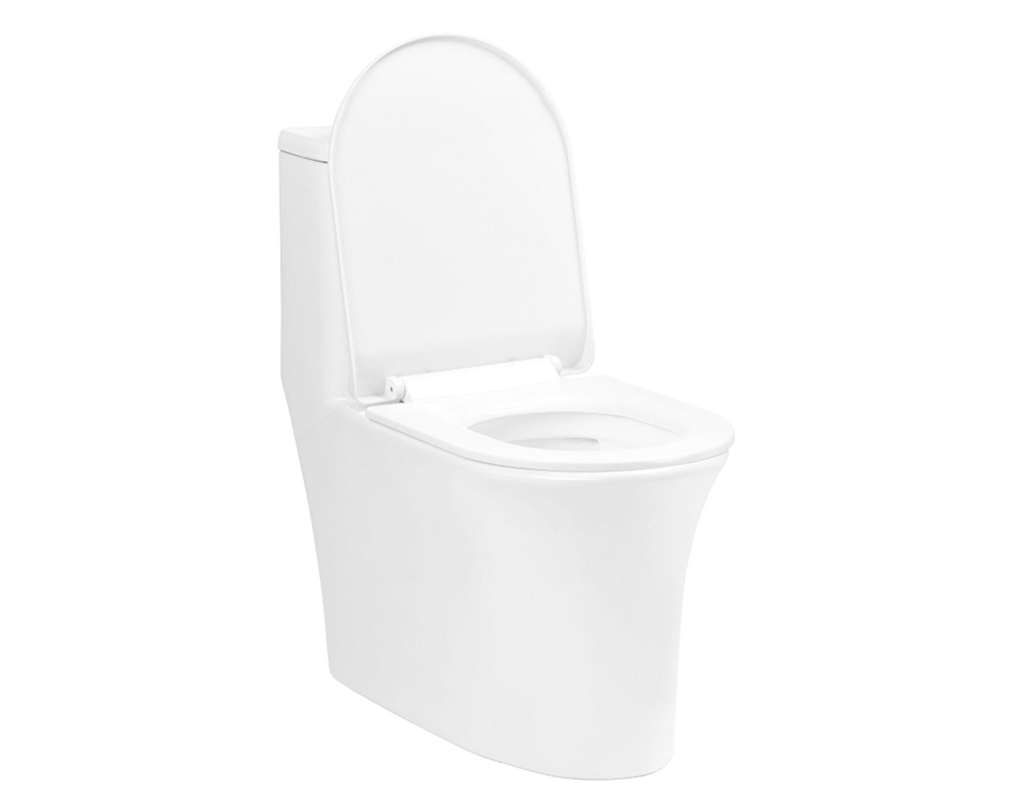 WC one piece piso 30 cm Helios botón dual blanco-3