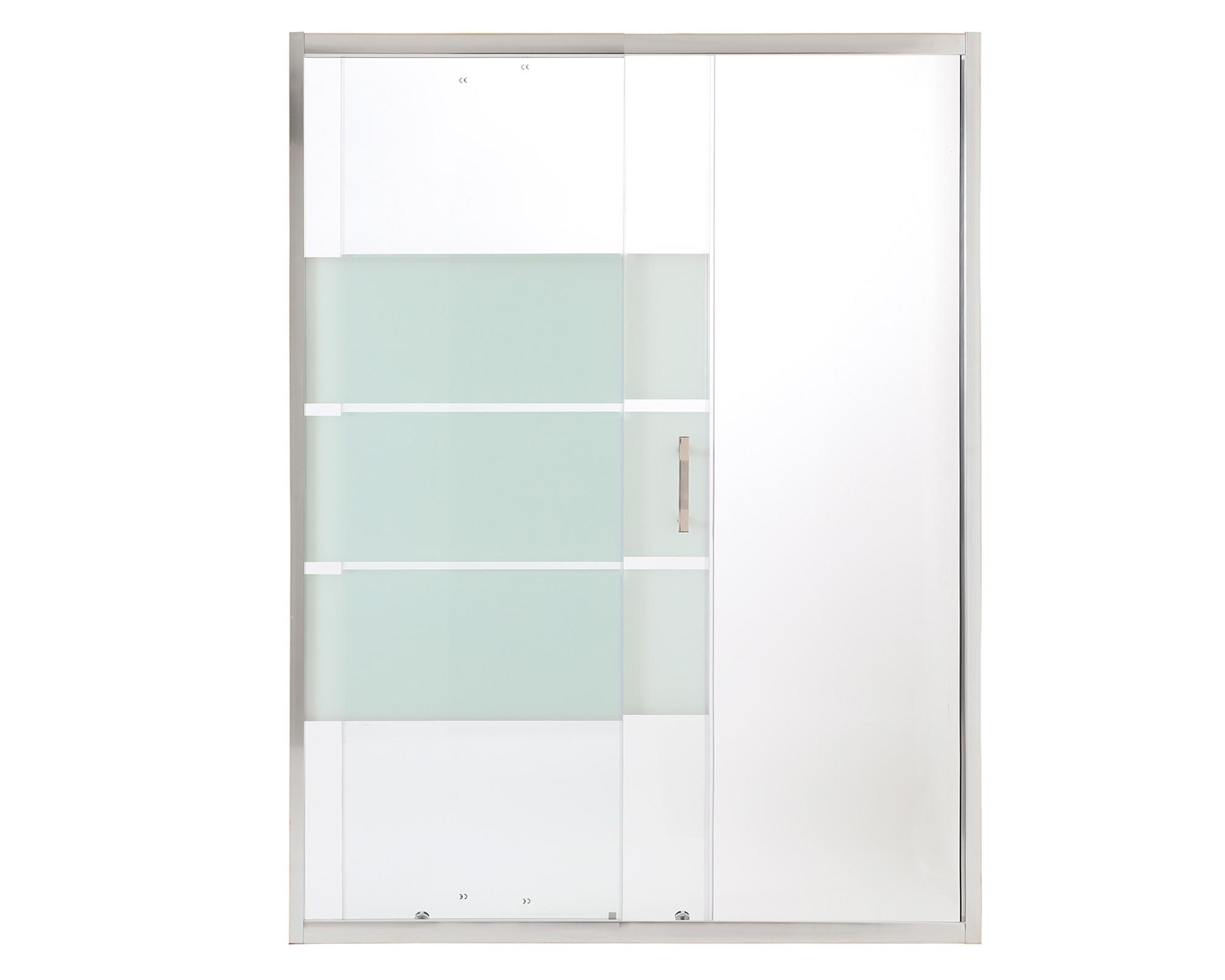 Mampara ajustable frontal MDP140155 transparente 185x155x140 cm-1