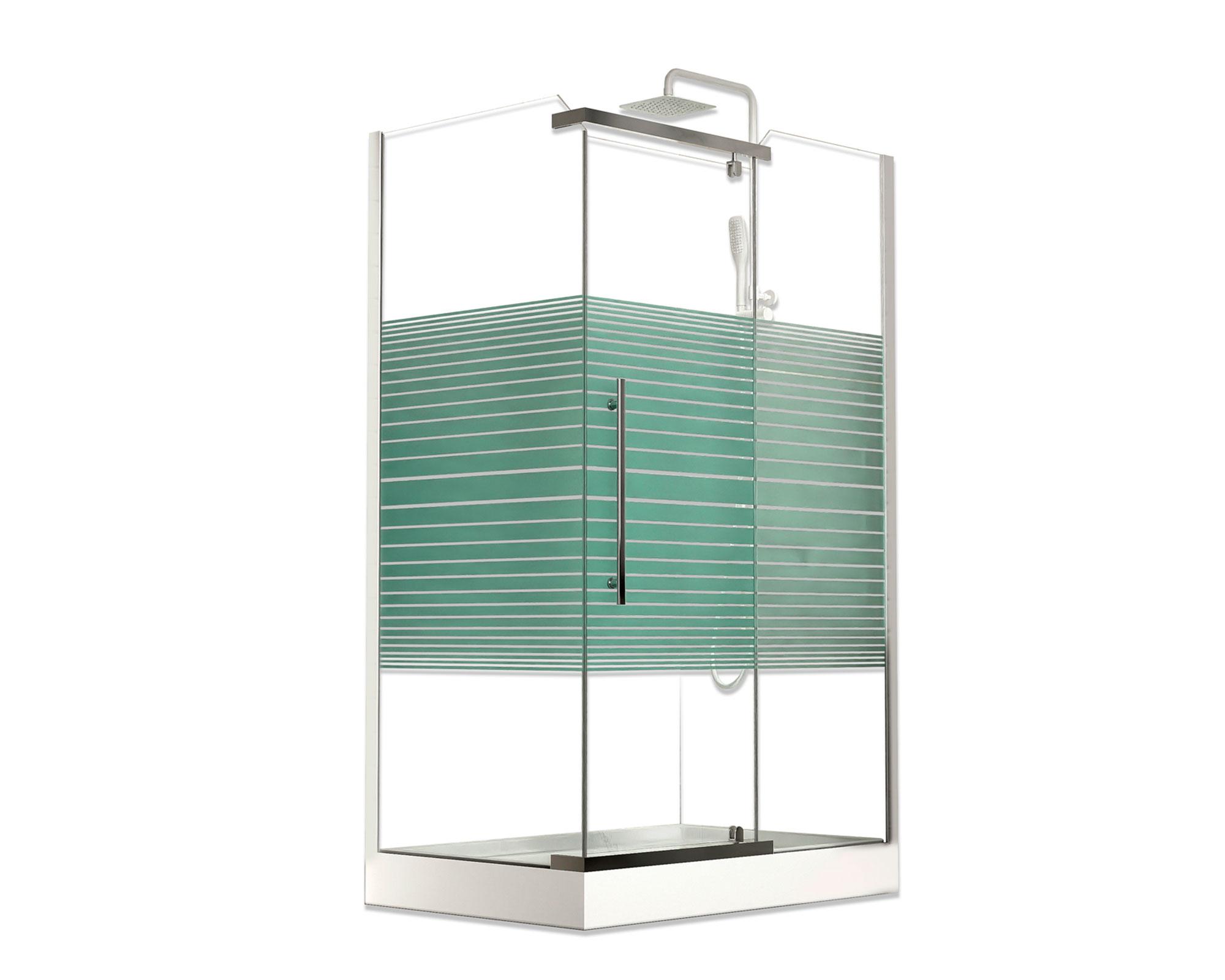 Shower SD-SSC-80X120LB transparente/verde 120x80x200 cm-1