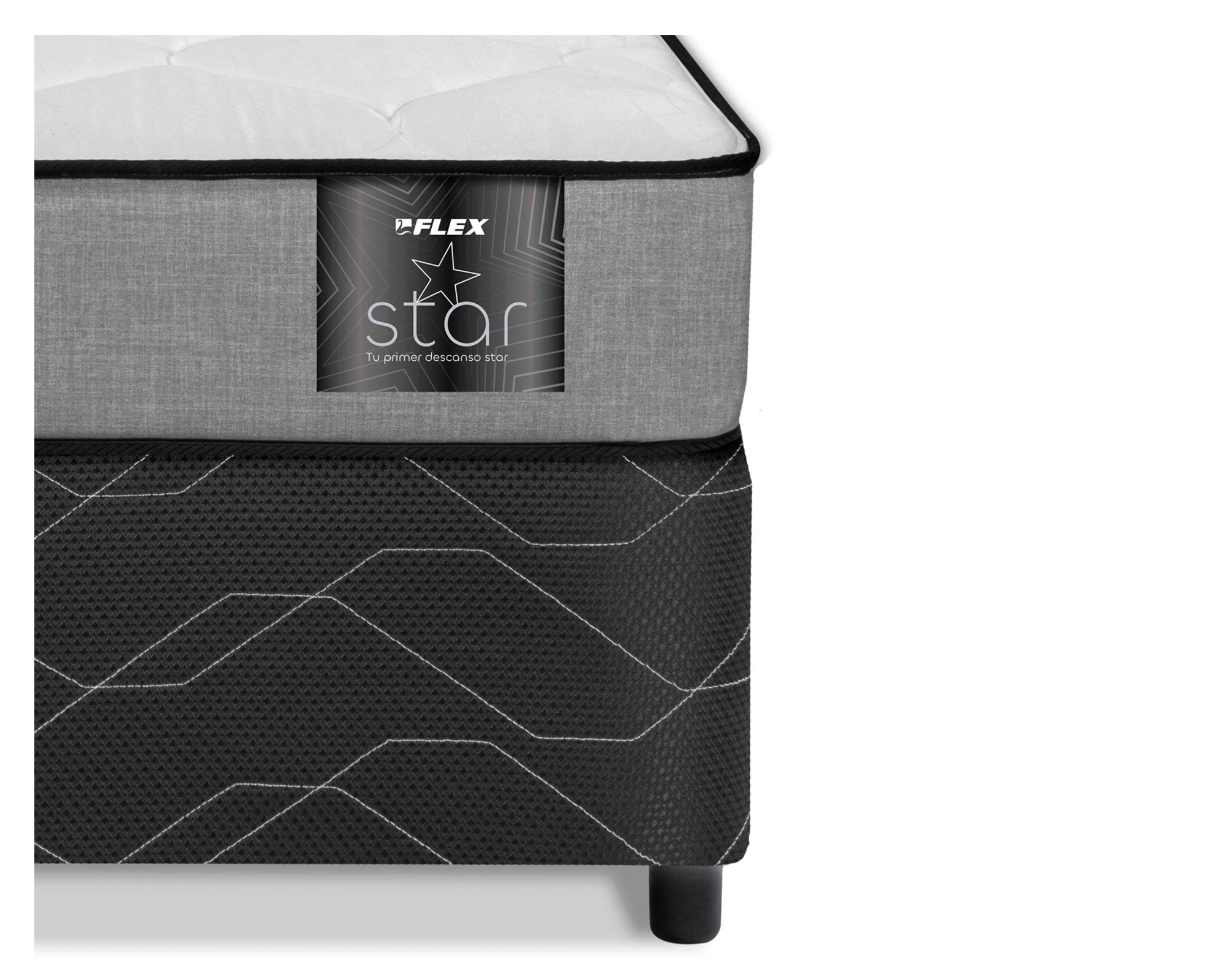 Cama europea 1.5 plazas x 190 cm Star-2