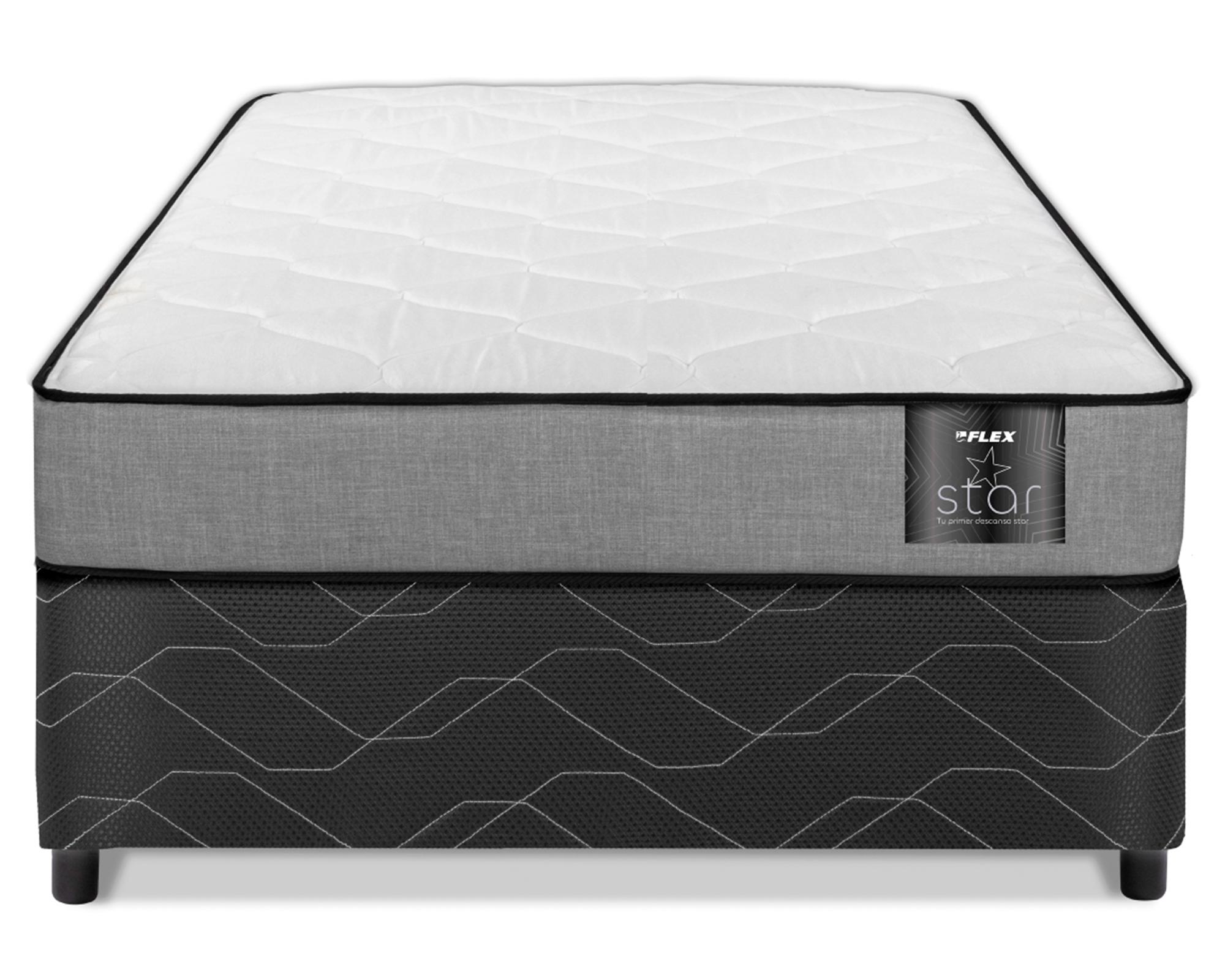 Cama europea 1.5 plazas x 190 cm Star-0
