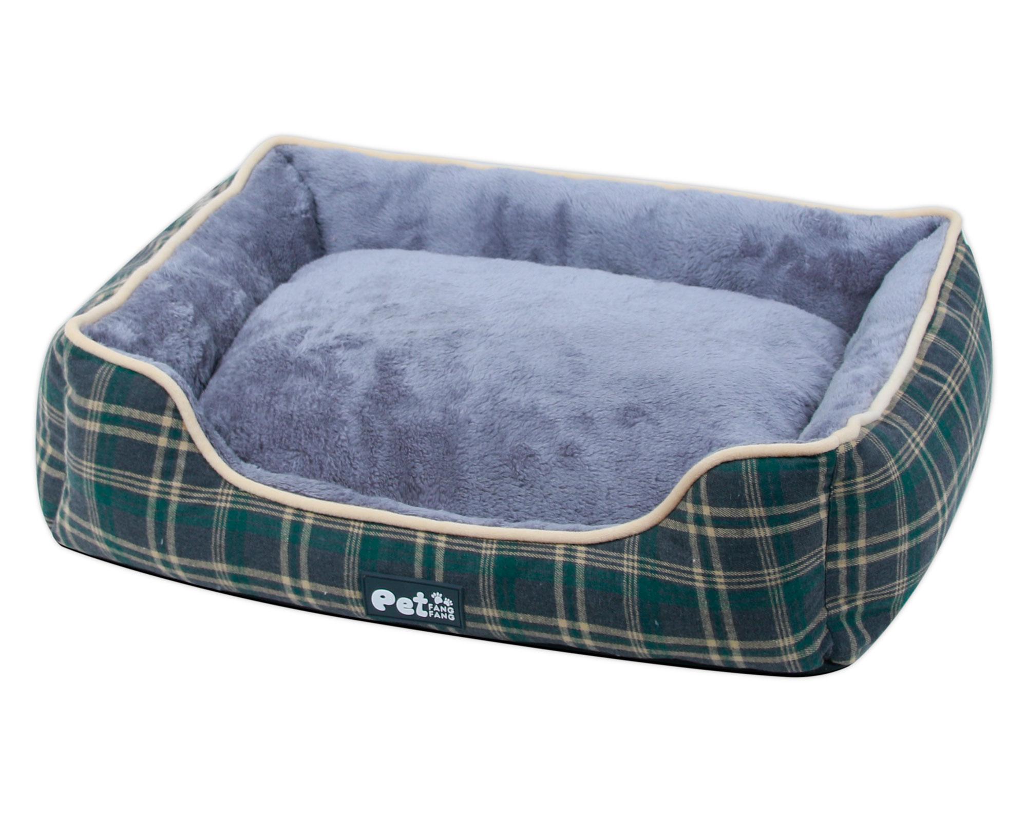 Cama mascota Escocés verde 65x55x16 cm-0