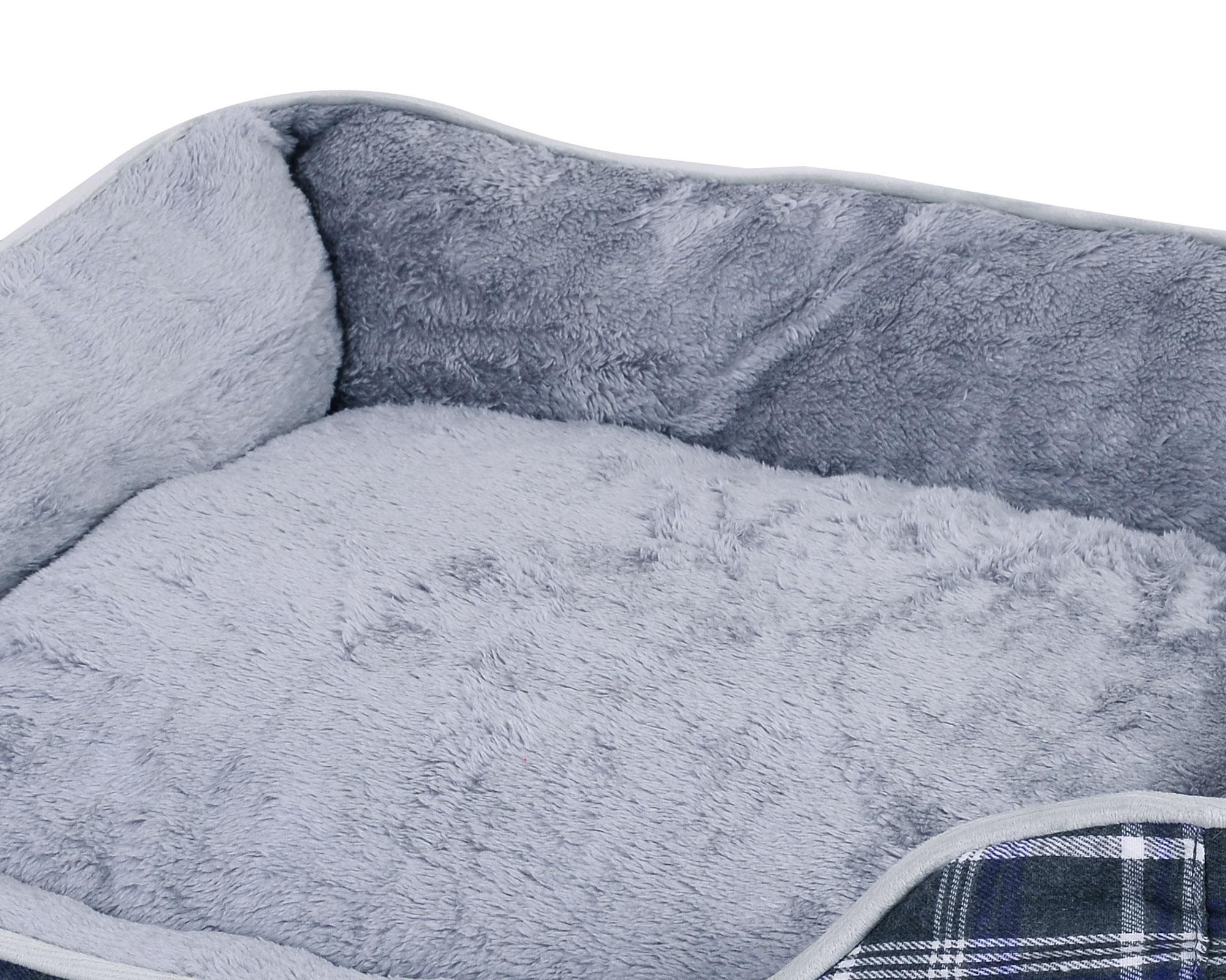 Cama mascota Escocés azul 65x55x16 cm-1