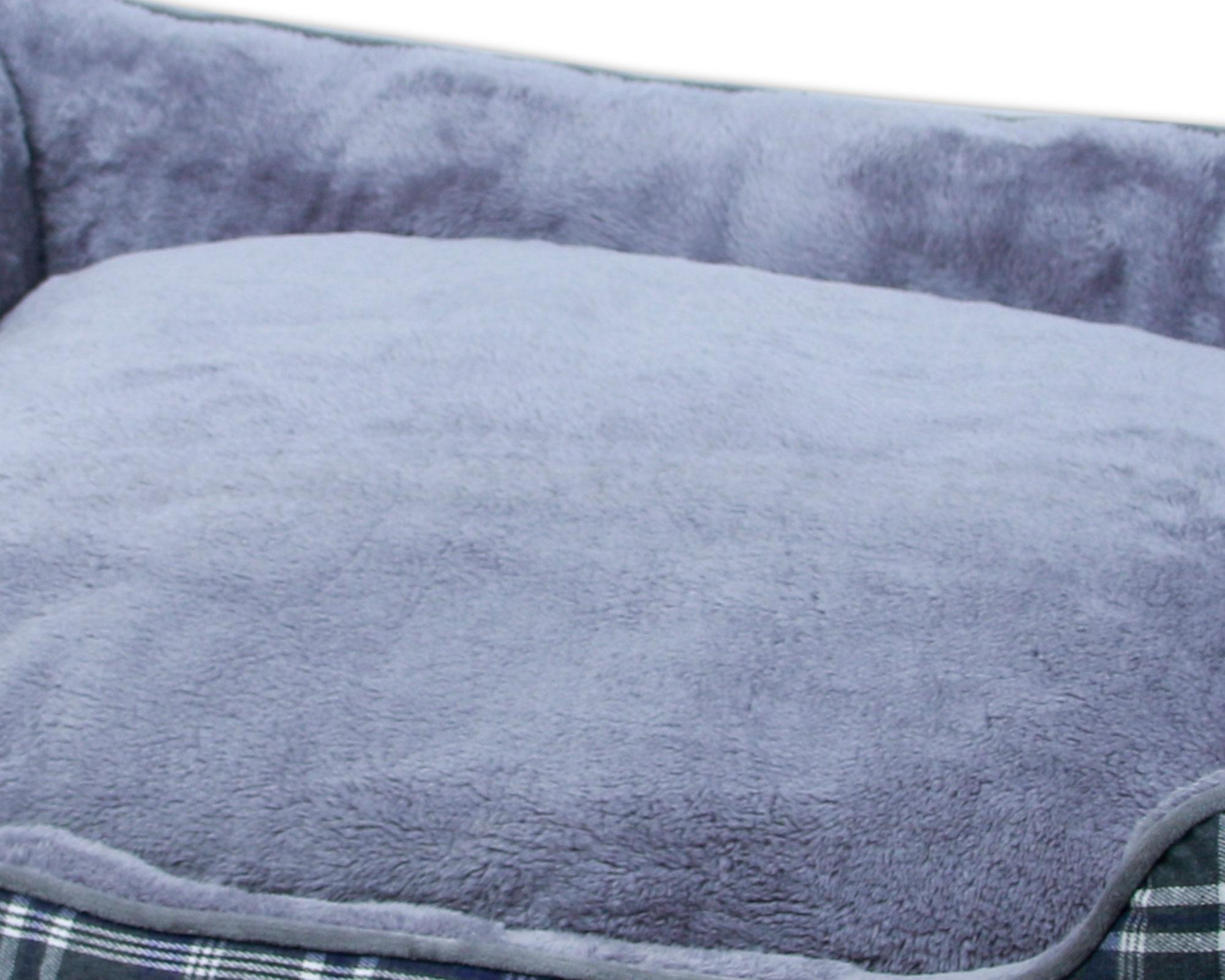 Cama mascota Escocés azul 85x65x19 cm-1