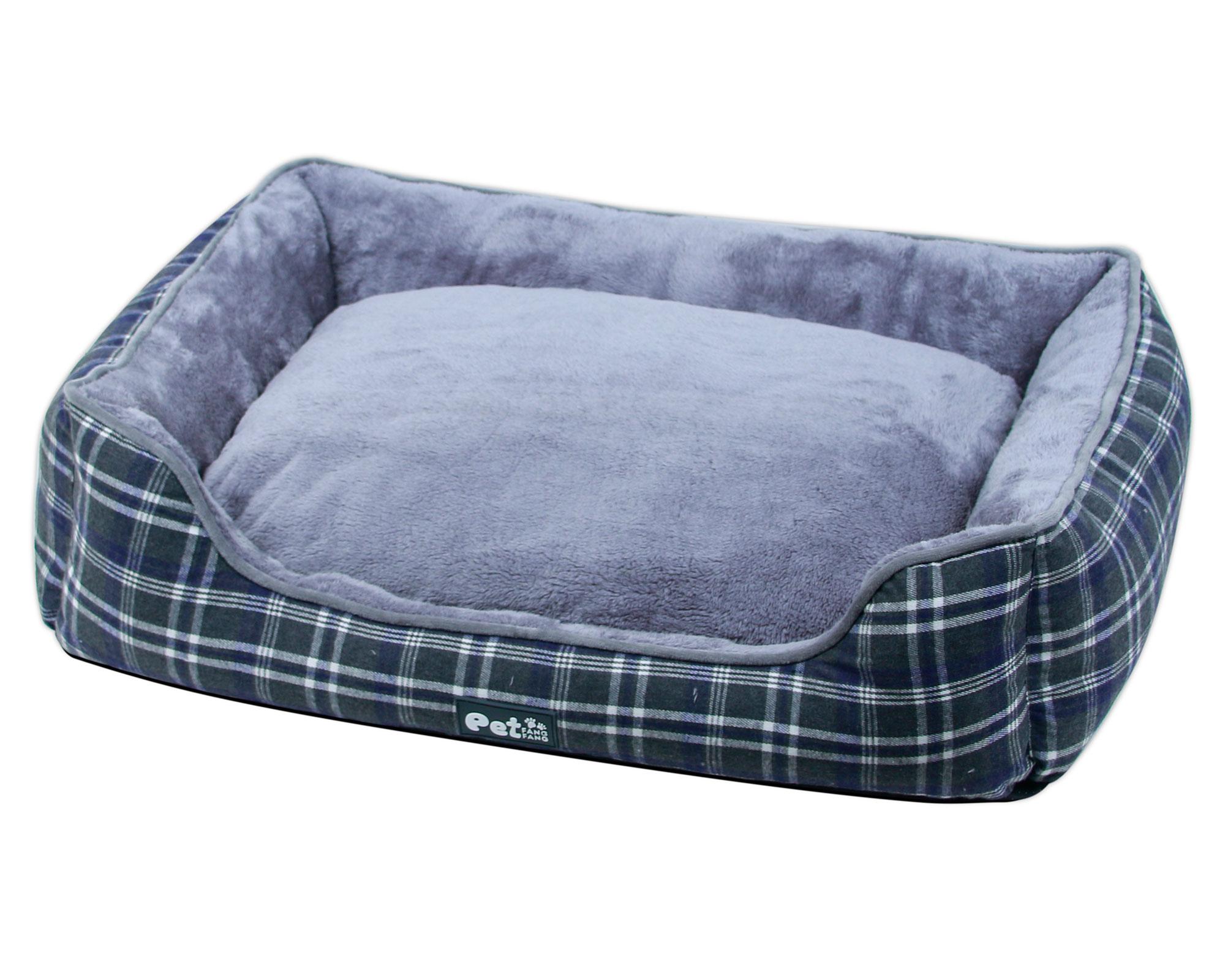Cama mascota Escocés azul 85x65x19 cm-0
