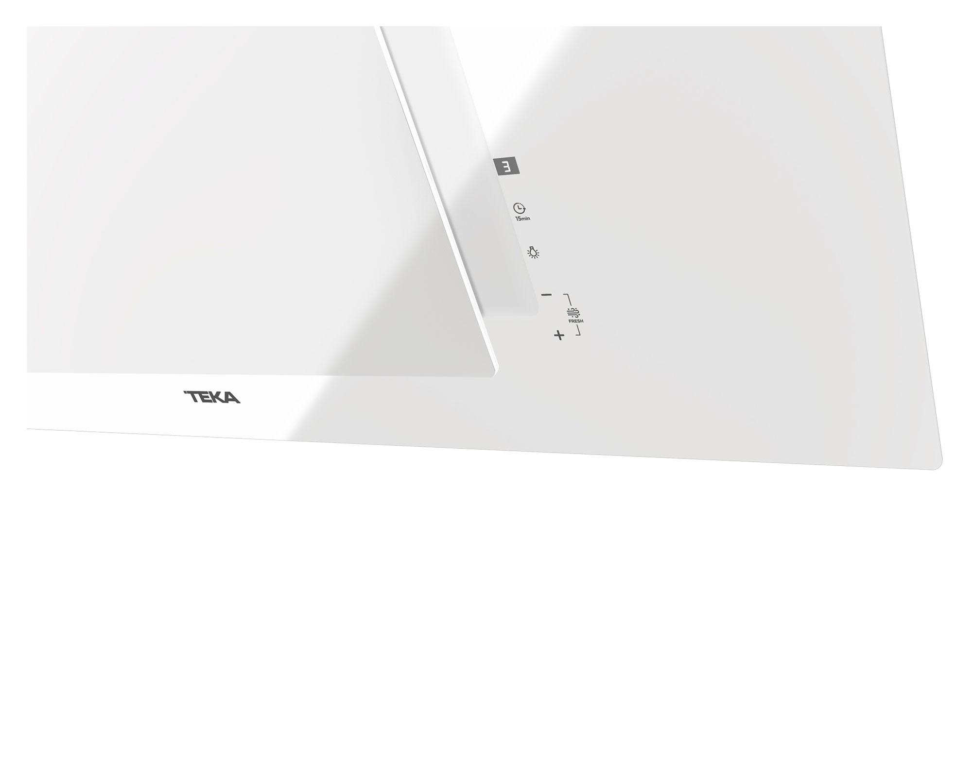 Campana decorativa DVT Pro 98660 TBS WH 286W-5