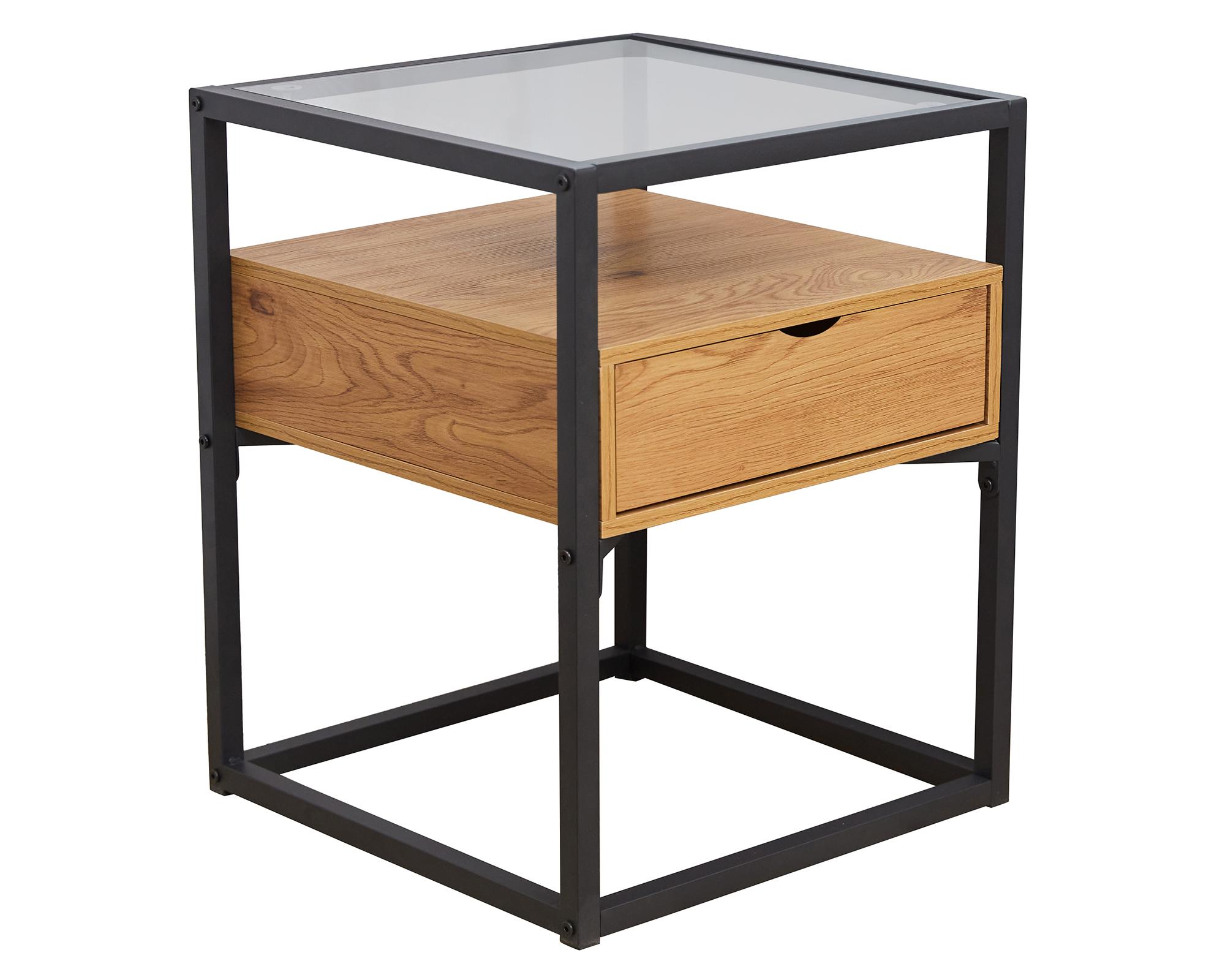 Mesa lateral New industrial 1 cajón-0