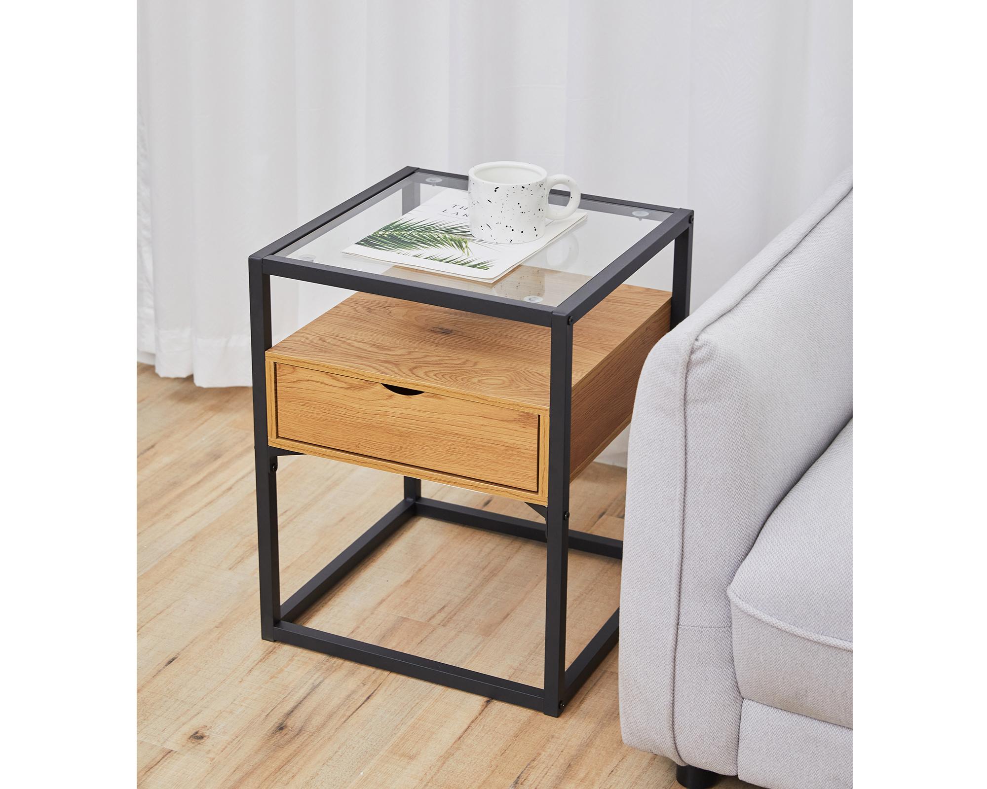 Mesa lateral New industrial 1 cajón-1