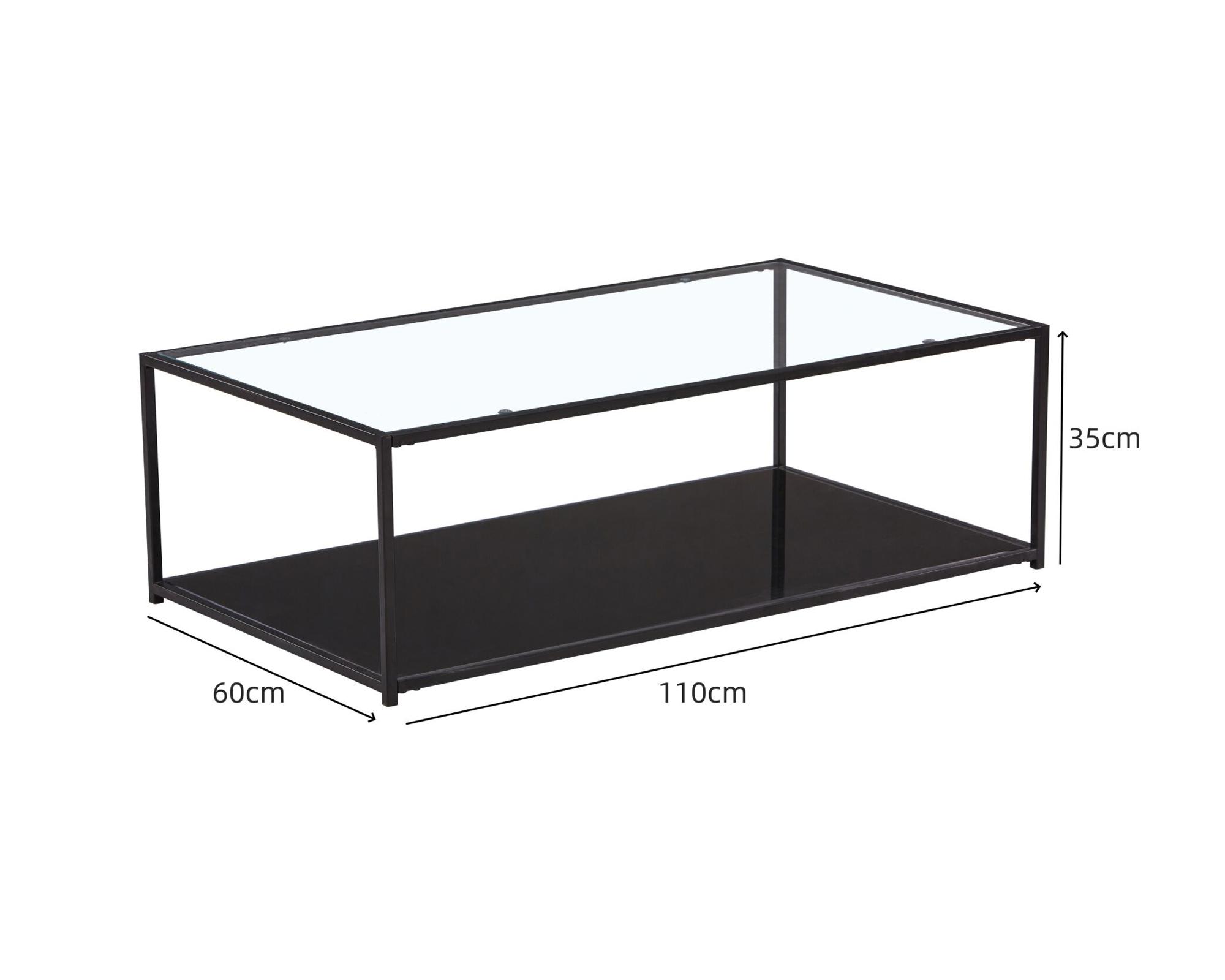 Mesa de centro negro Cayo-5