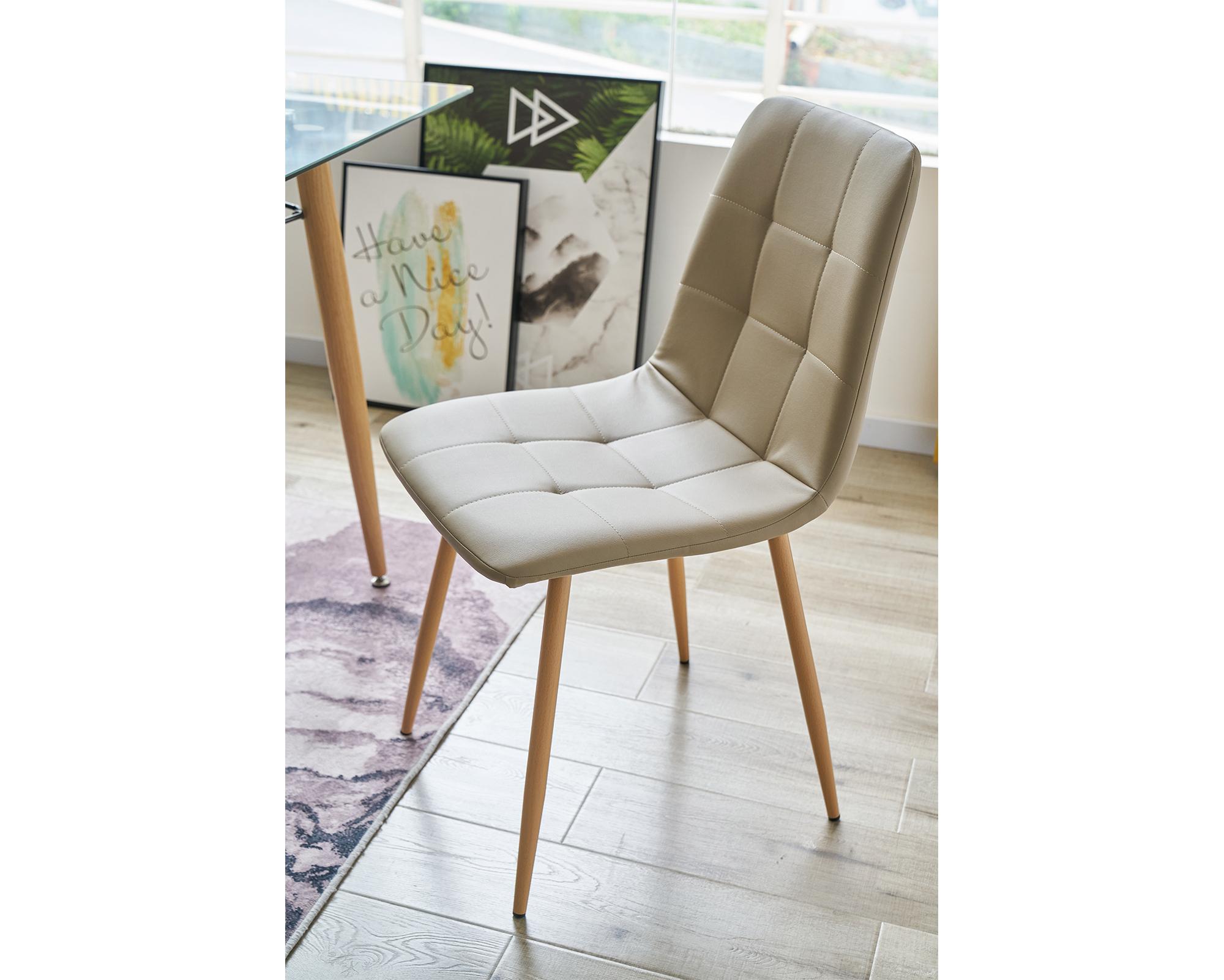 Comedor 4 personas Lavi beige-2