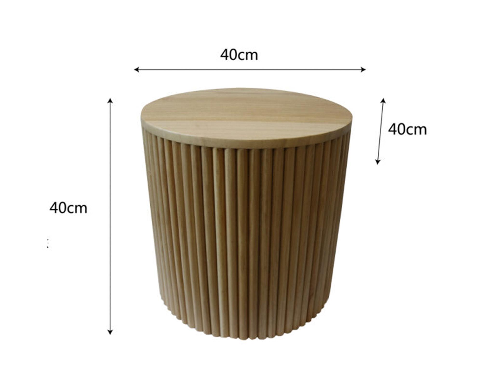 Mesa de centro Tirsa natural 40 cm-2