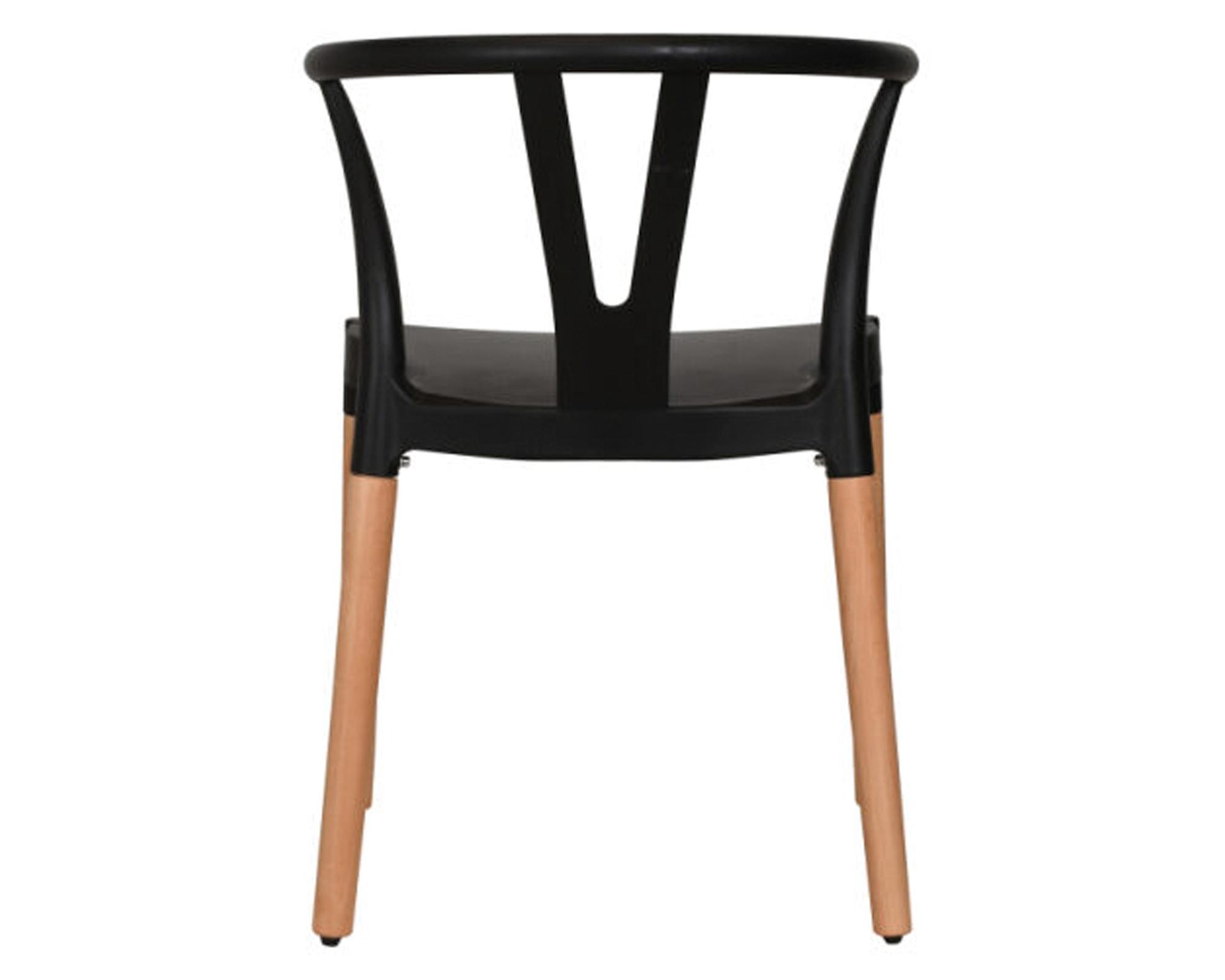 Silla Leia negro 74x53x57 cm-3