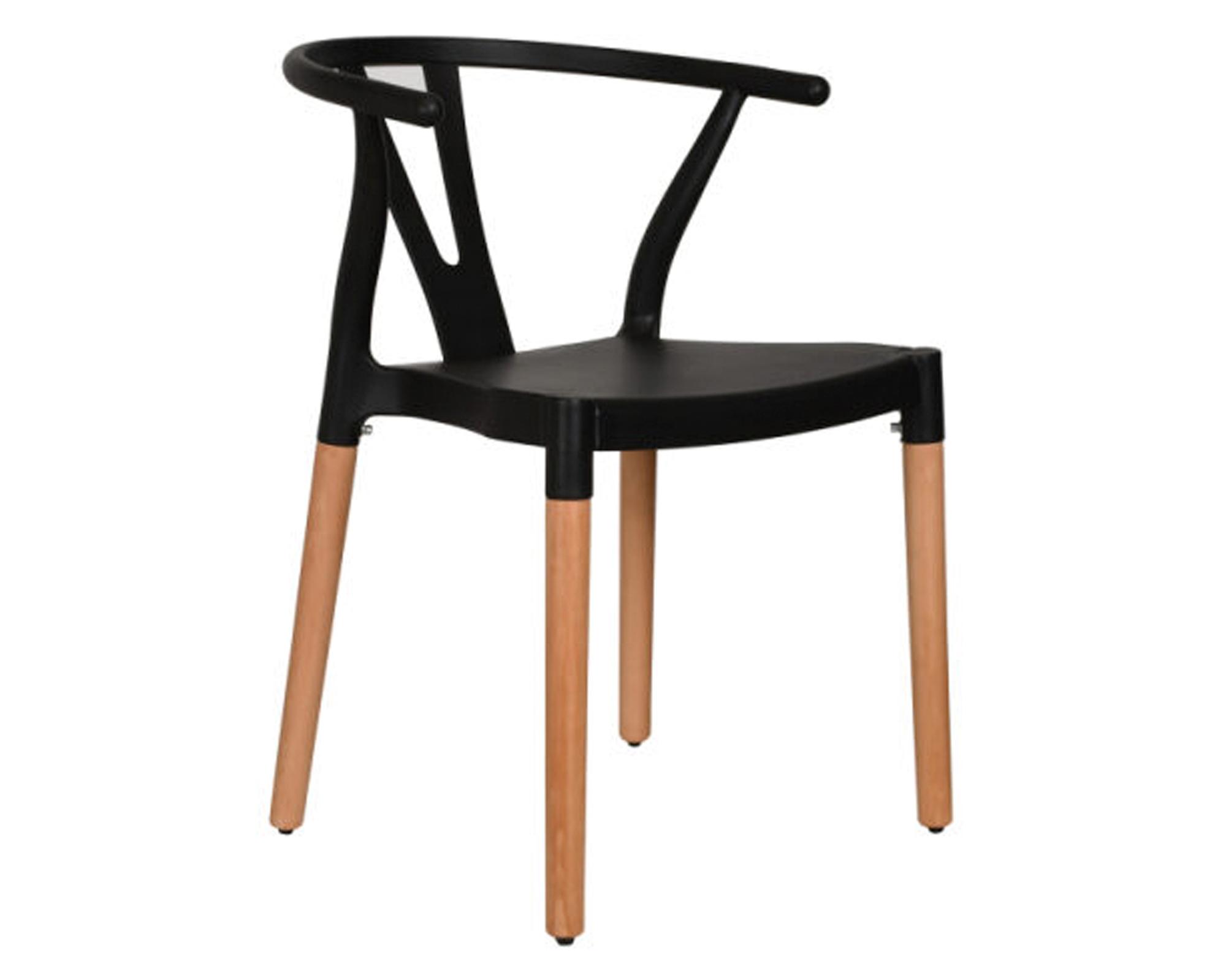 Silla Leia negro 74x53x57 cm-1
