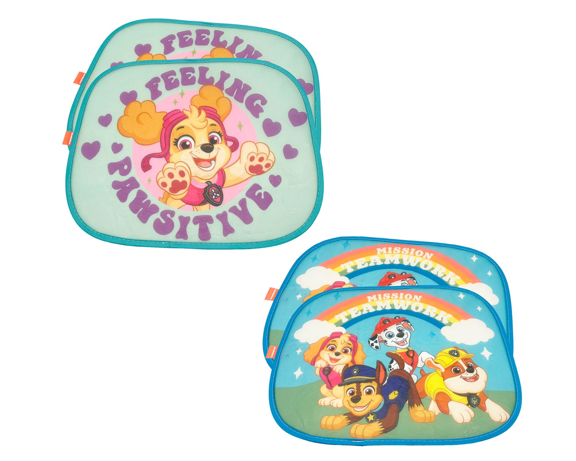 Pack 2 sombrillas autoadhesivas ventana Paw Patrol surtido-0