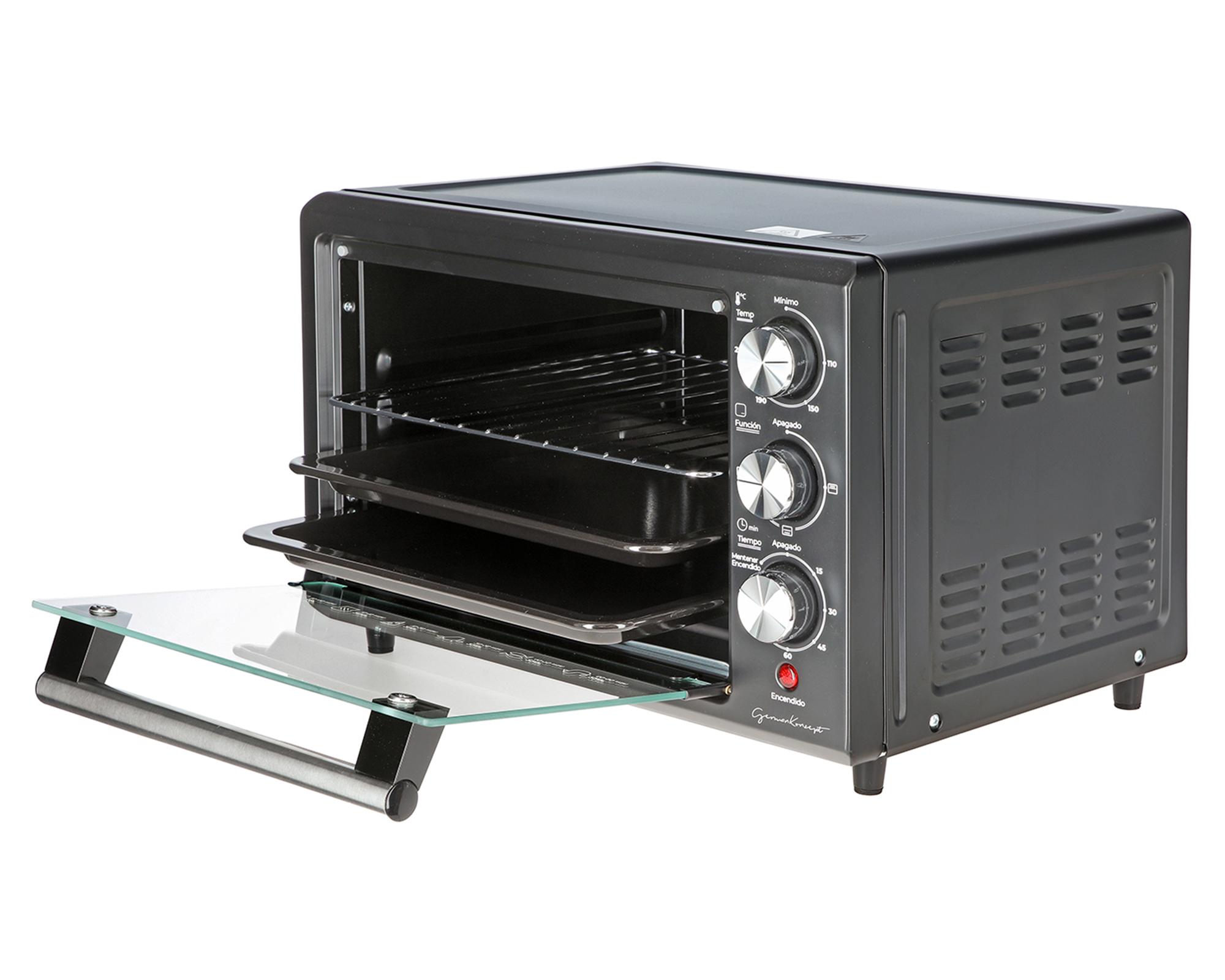 Horno eléctrico UT-BACKOFEN PRO-B negro 25 litros-4