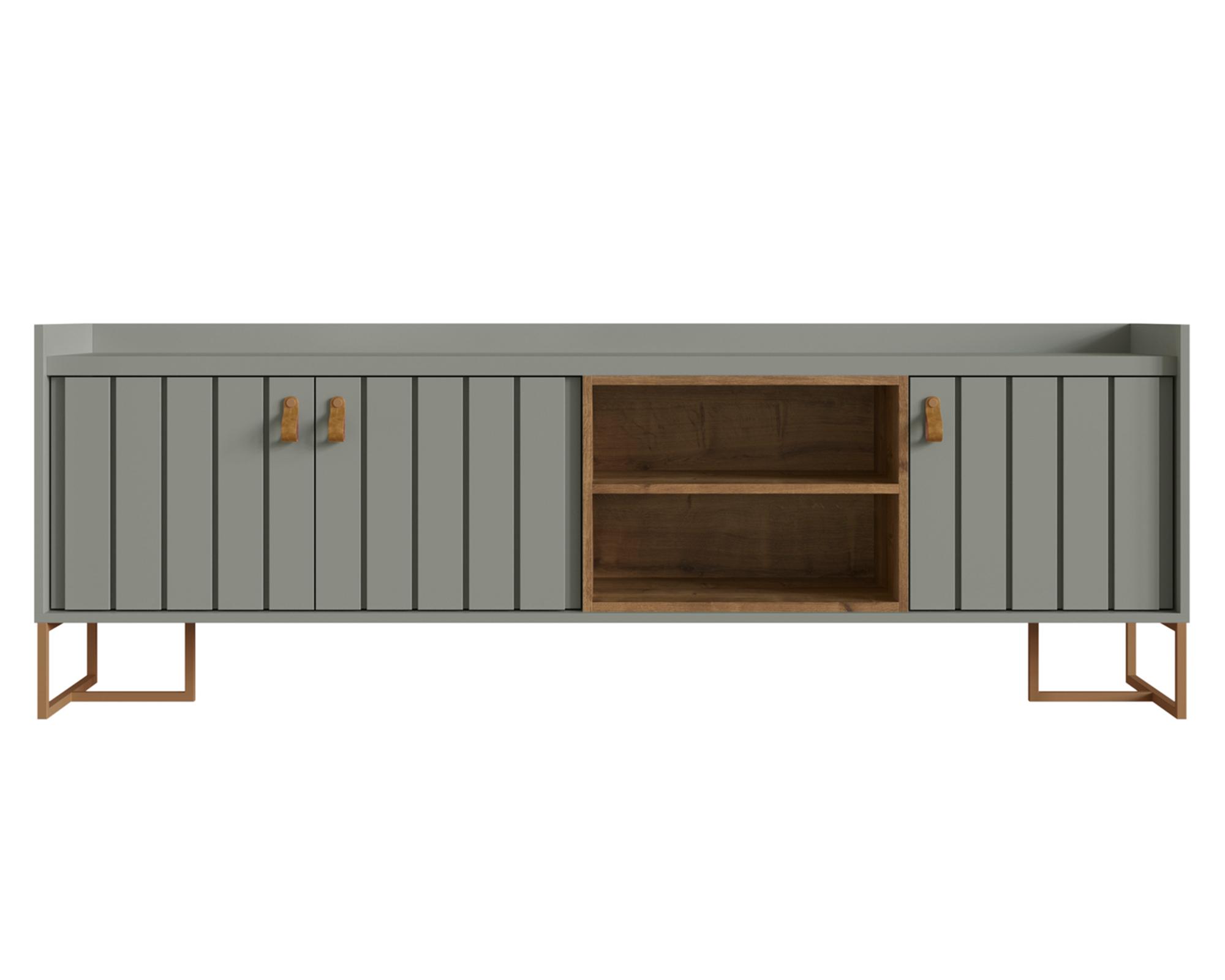 Rack TV 70" Grace verde fiordo-0