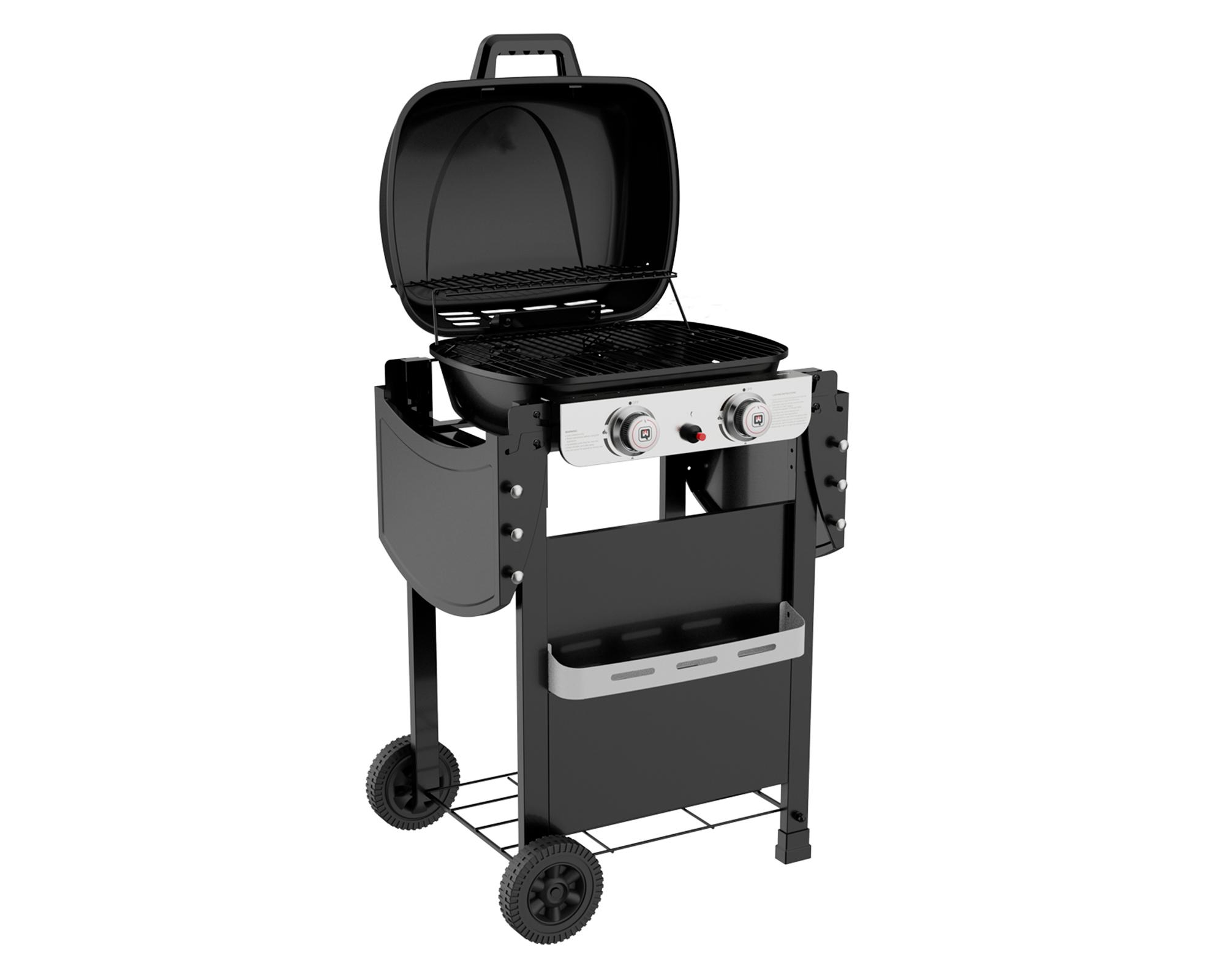 Parrilla gas Denver Pro 100 cm 2 quemadores-2