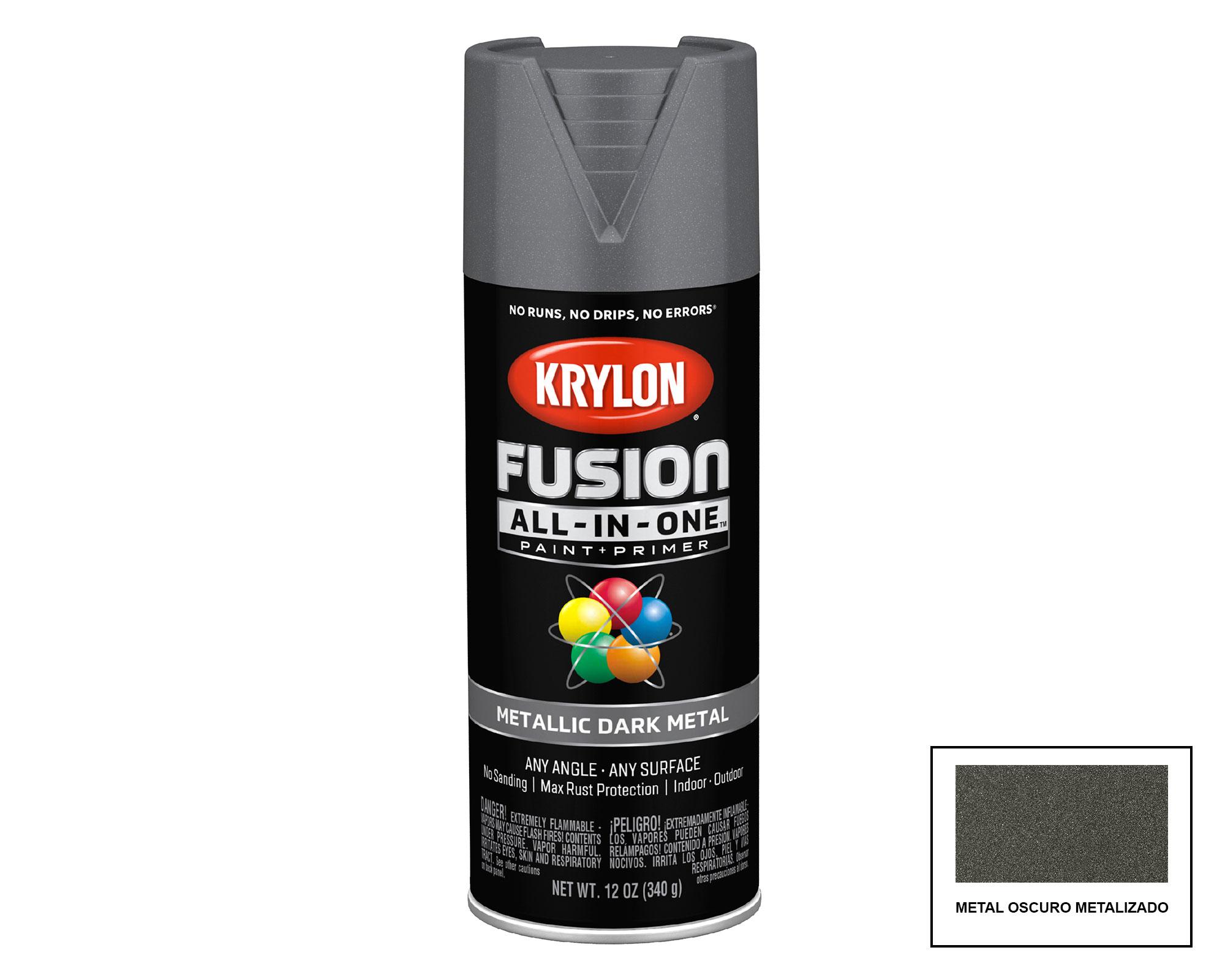 Pintura en spray Fusión metallic dark metal 0.340 l-0