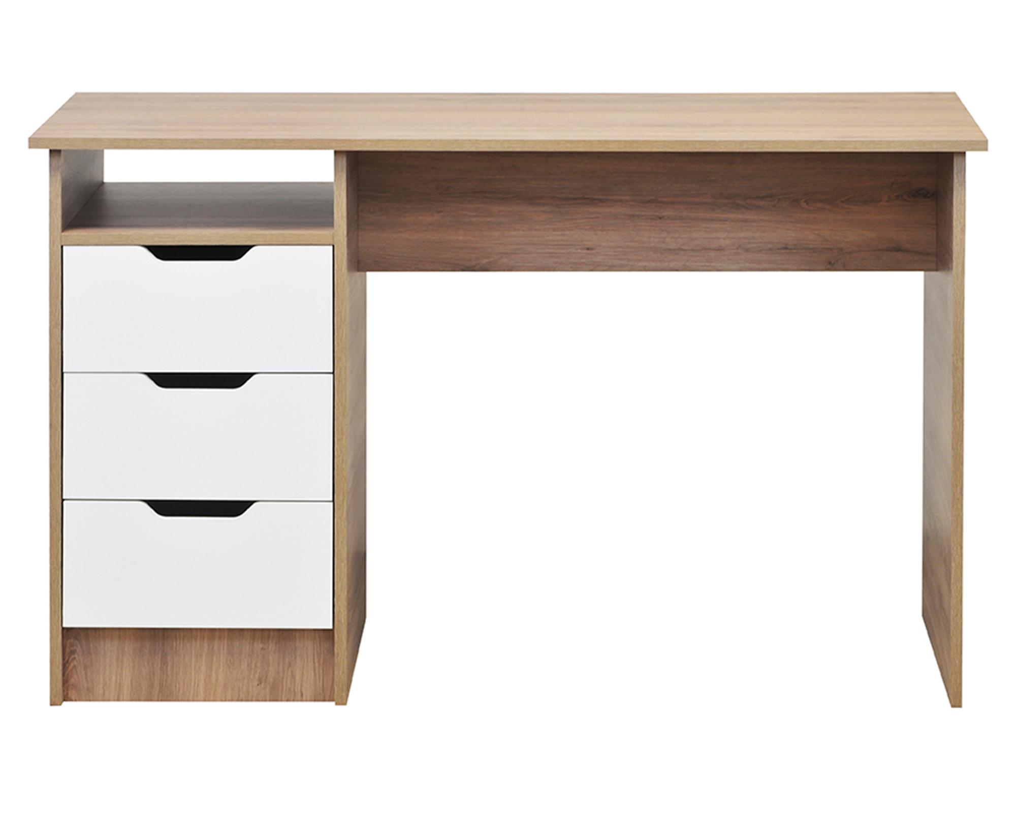 Escritorio Granada blanco 3 cajones-0