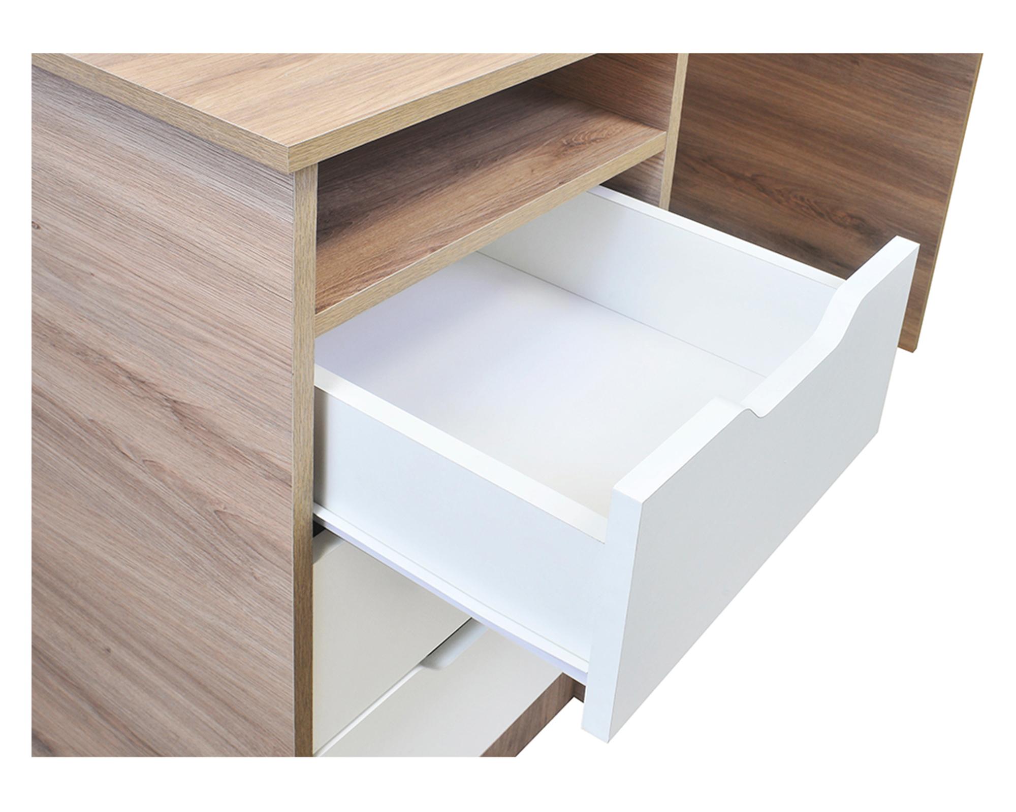 Escritorio Granada blanco 3 cajones-2
