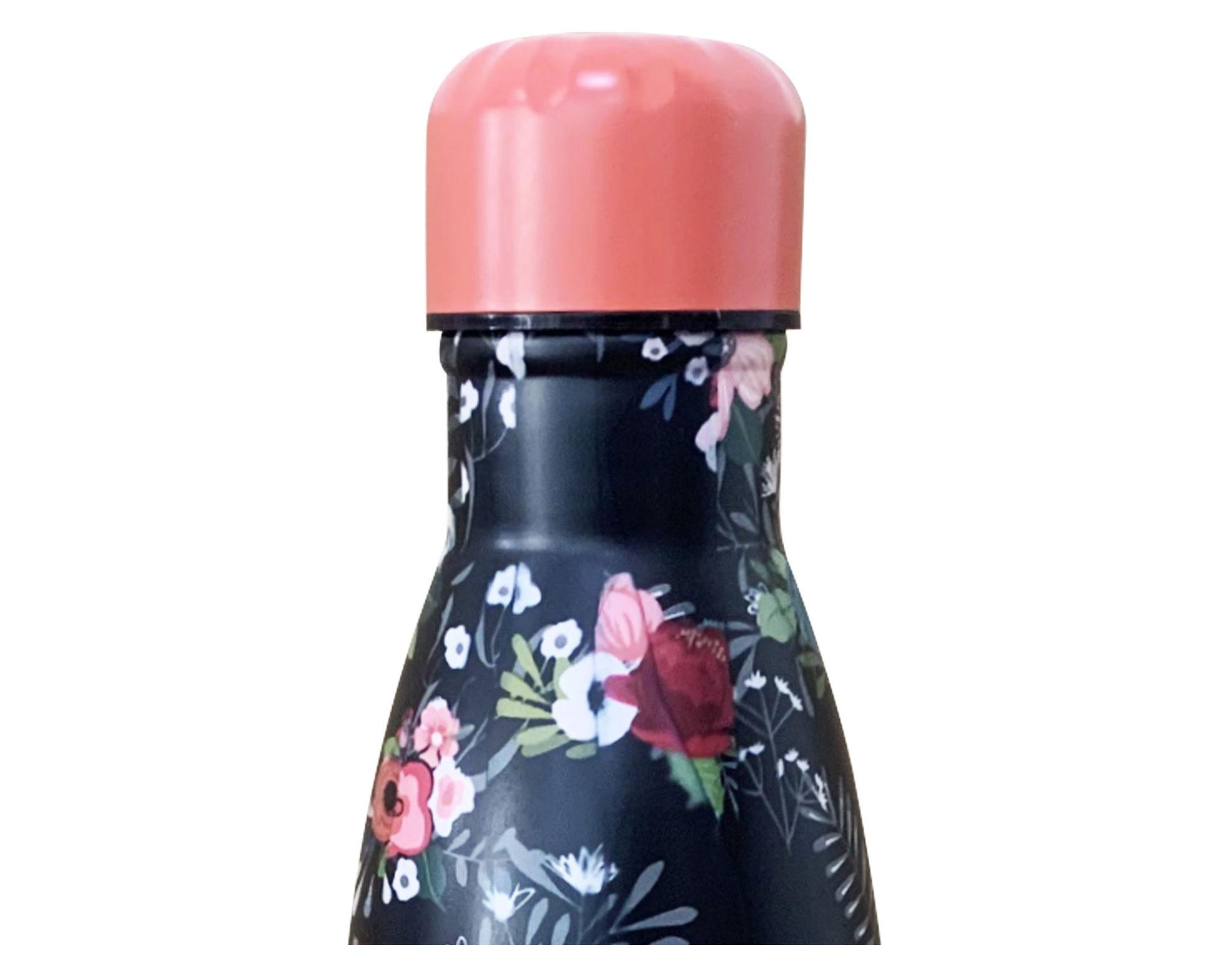 Botella acero inoxidable Cottage flores-1