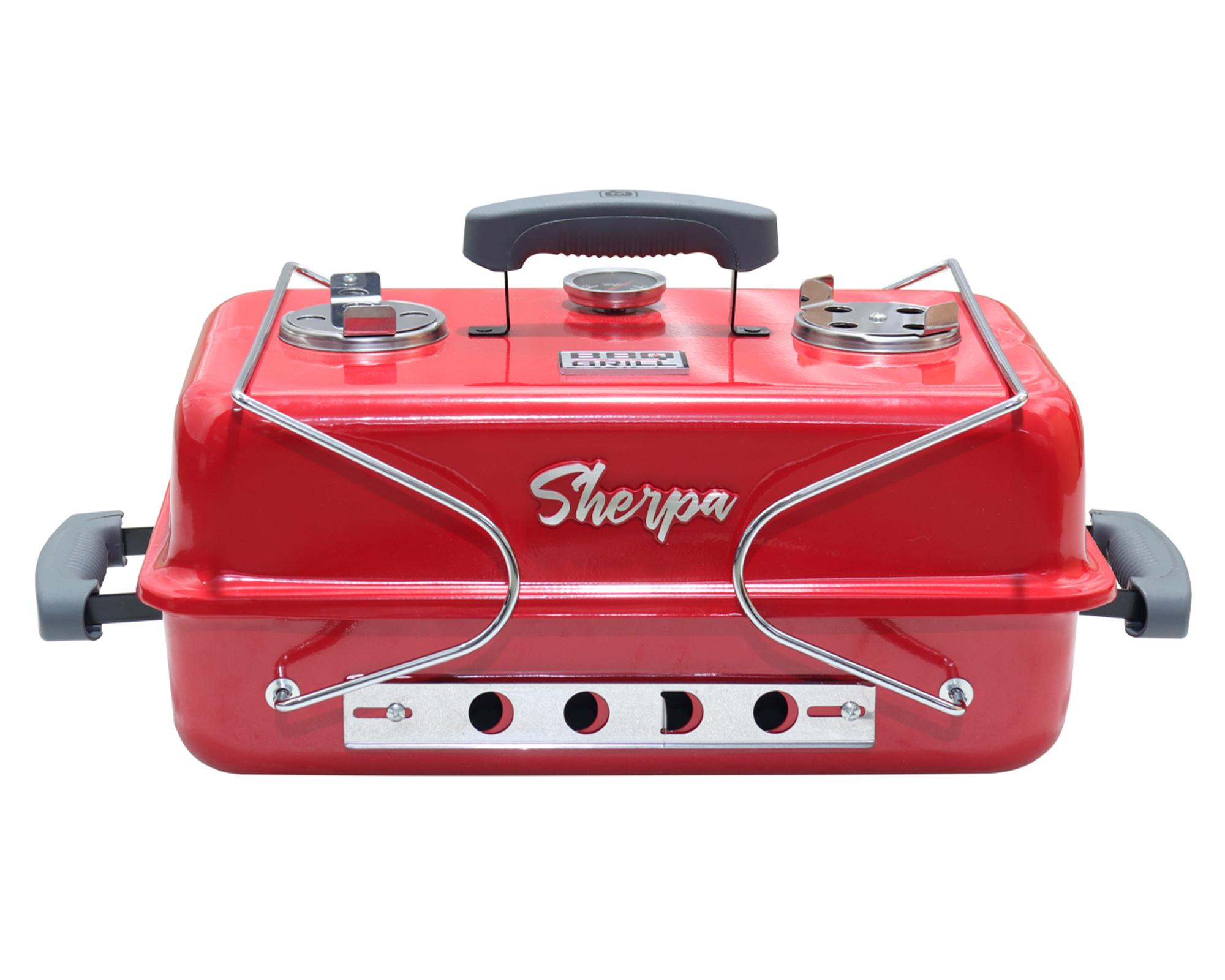 Parrilla portátil Sherpa rojo 56 cm-0
