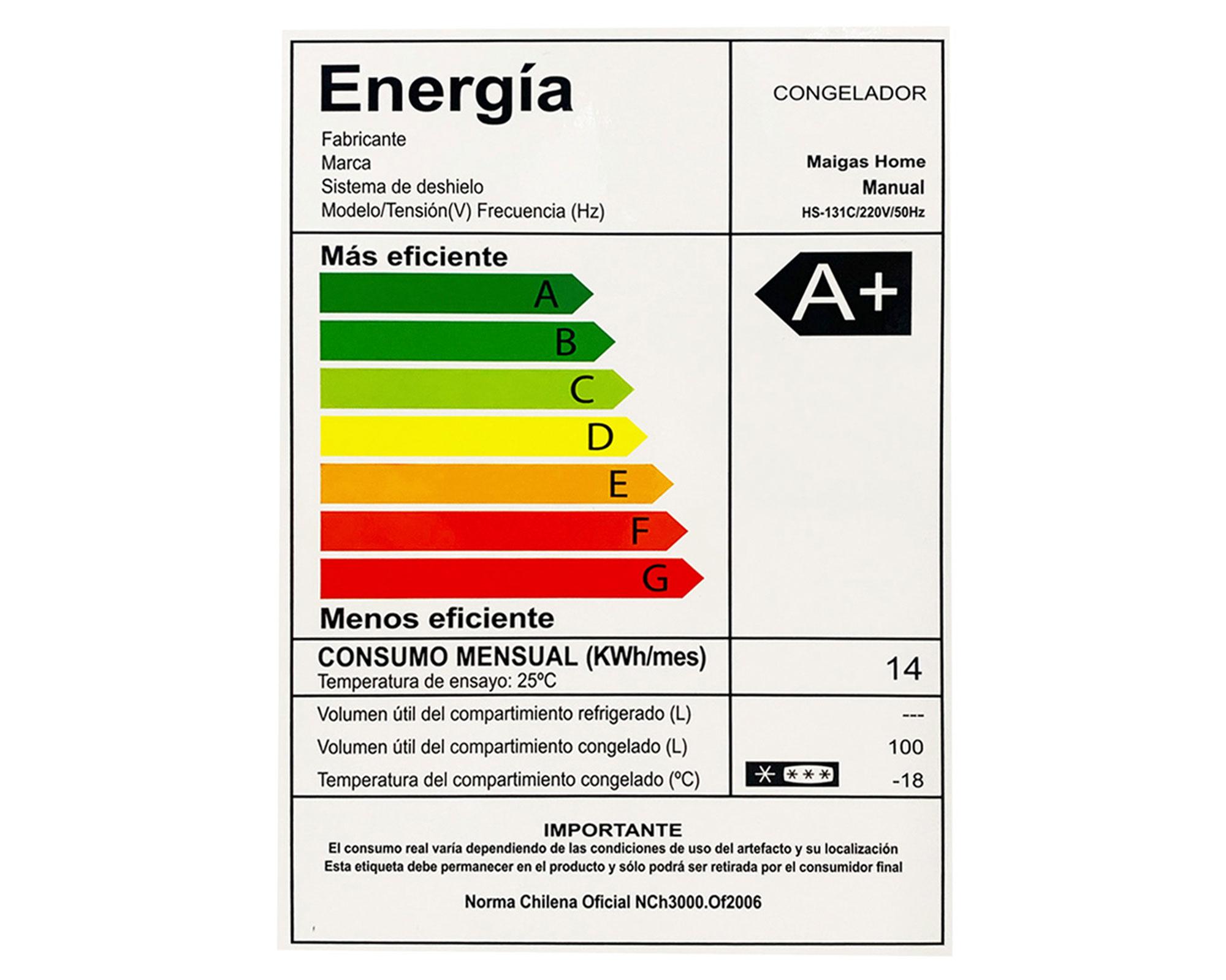 Congelador Dual Function HS-131C tapa dura blanco 100 lt-7