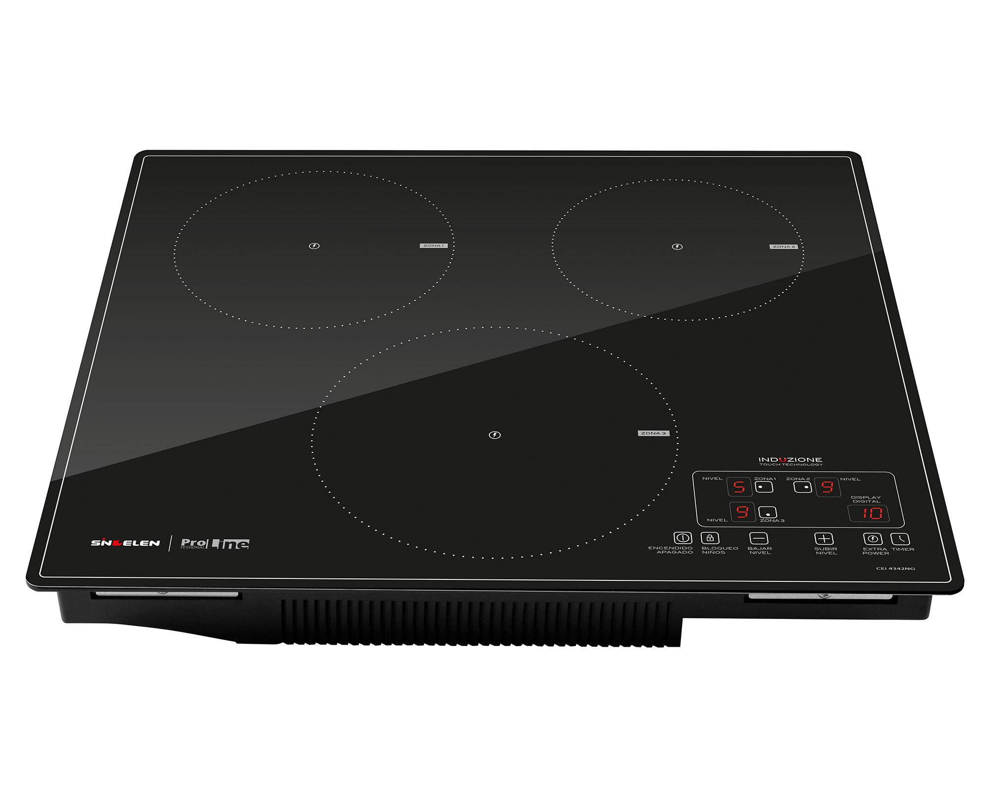 Encimera CEI-4342NG negro 3 quemadores-1