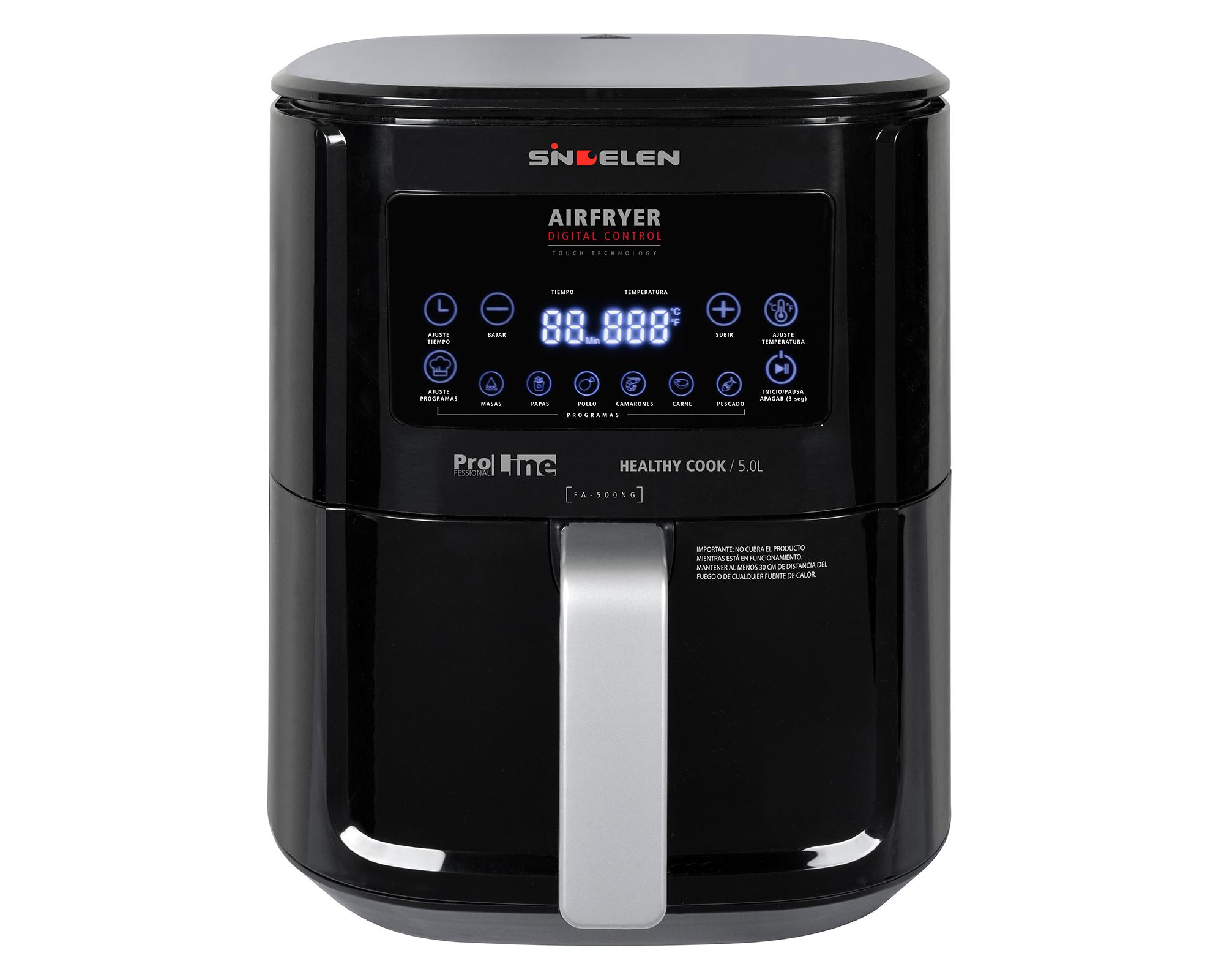 Freidora de aire FA-500NG negra 5.5 litros-0