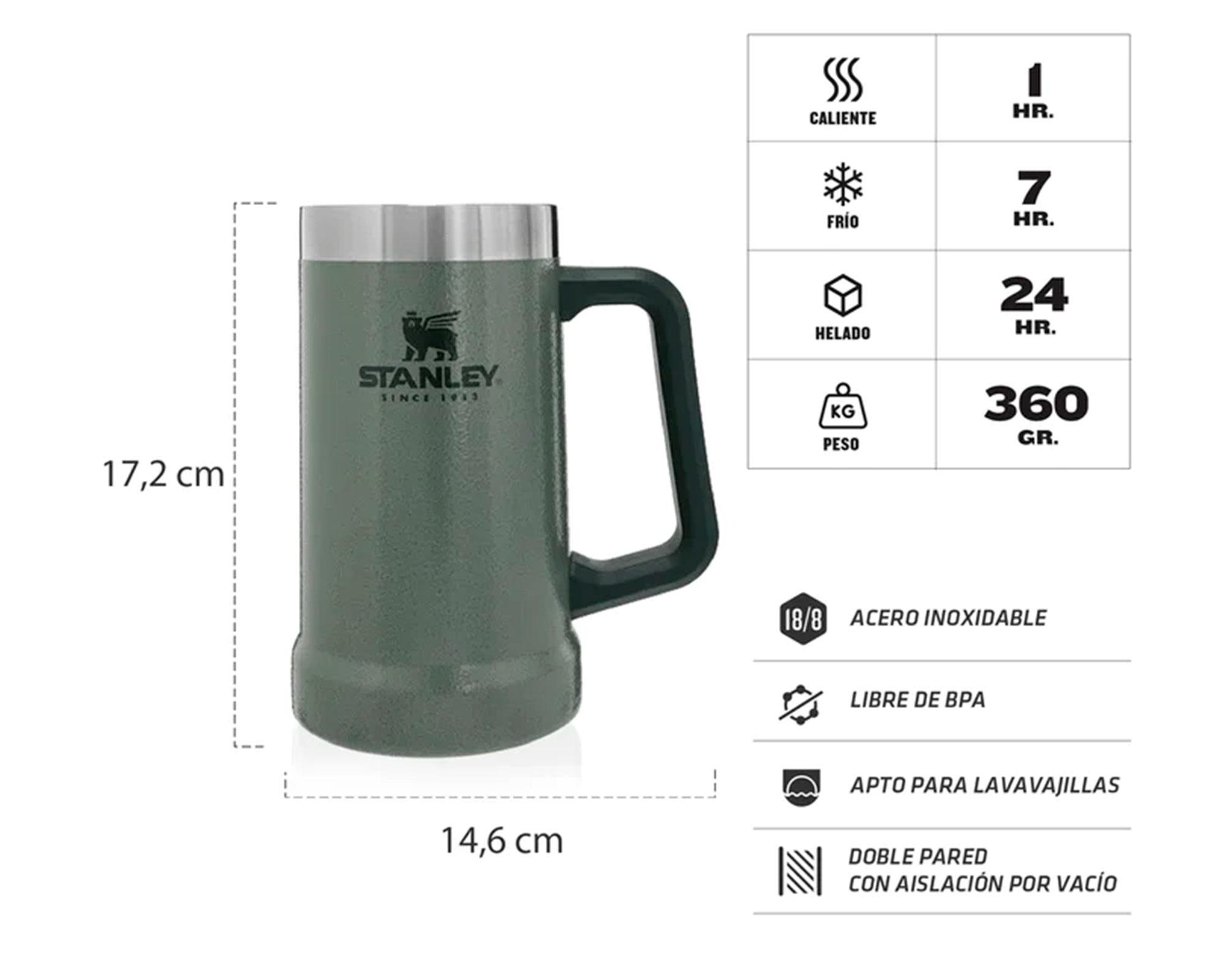 Vaso cerveza Adventure verde 709 ml-2