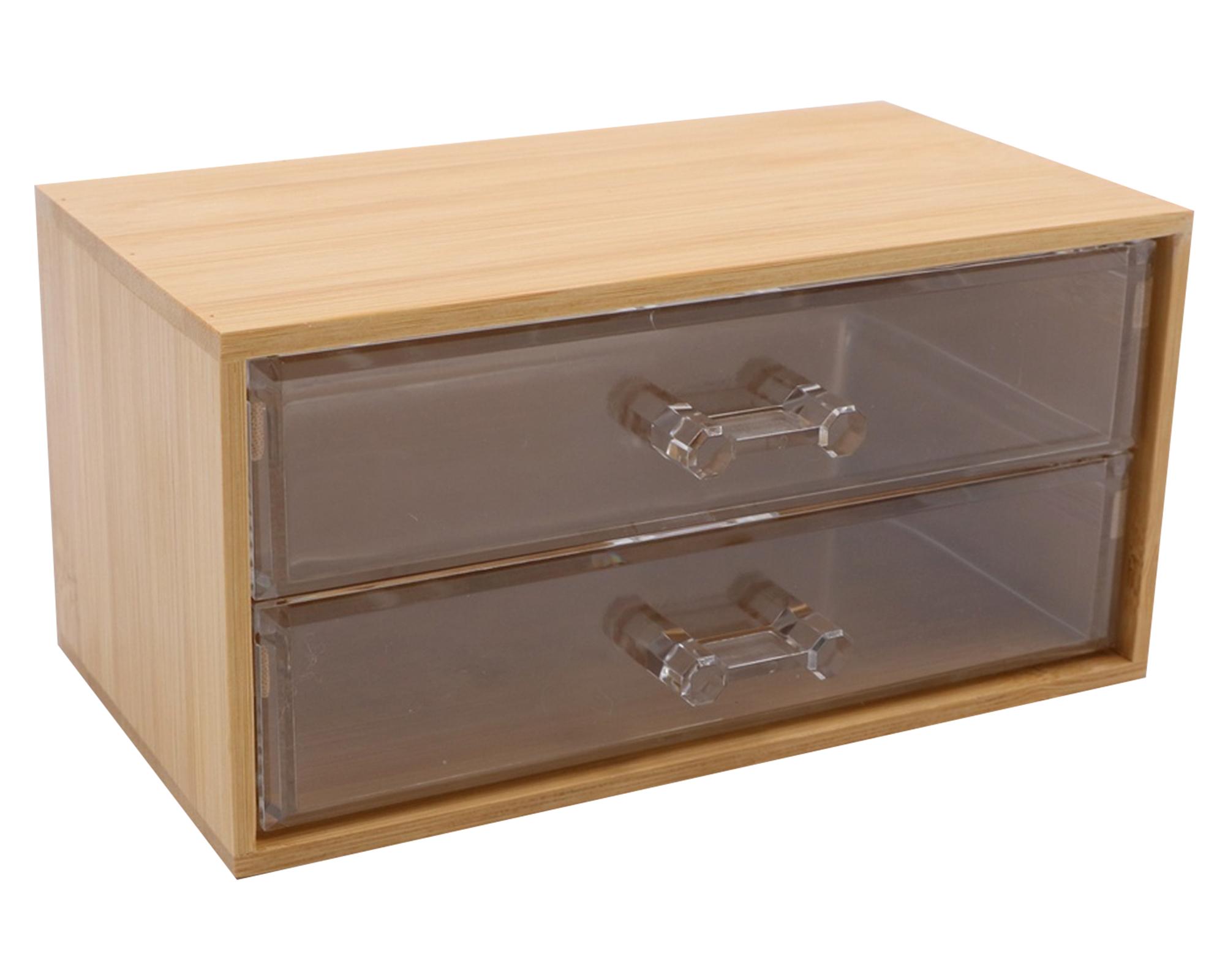 Caja organizadora 2 pisos 19x11.7x9.6 cm-0