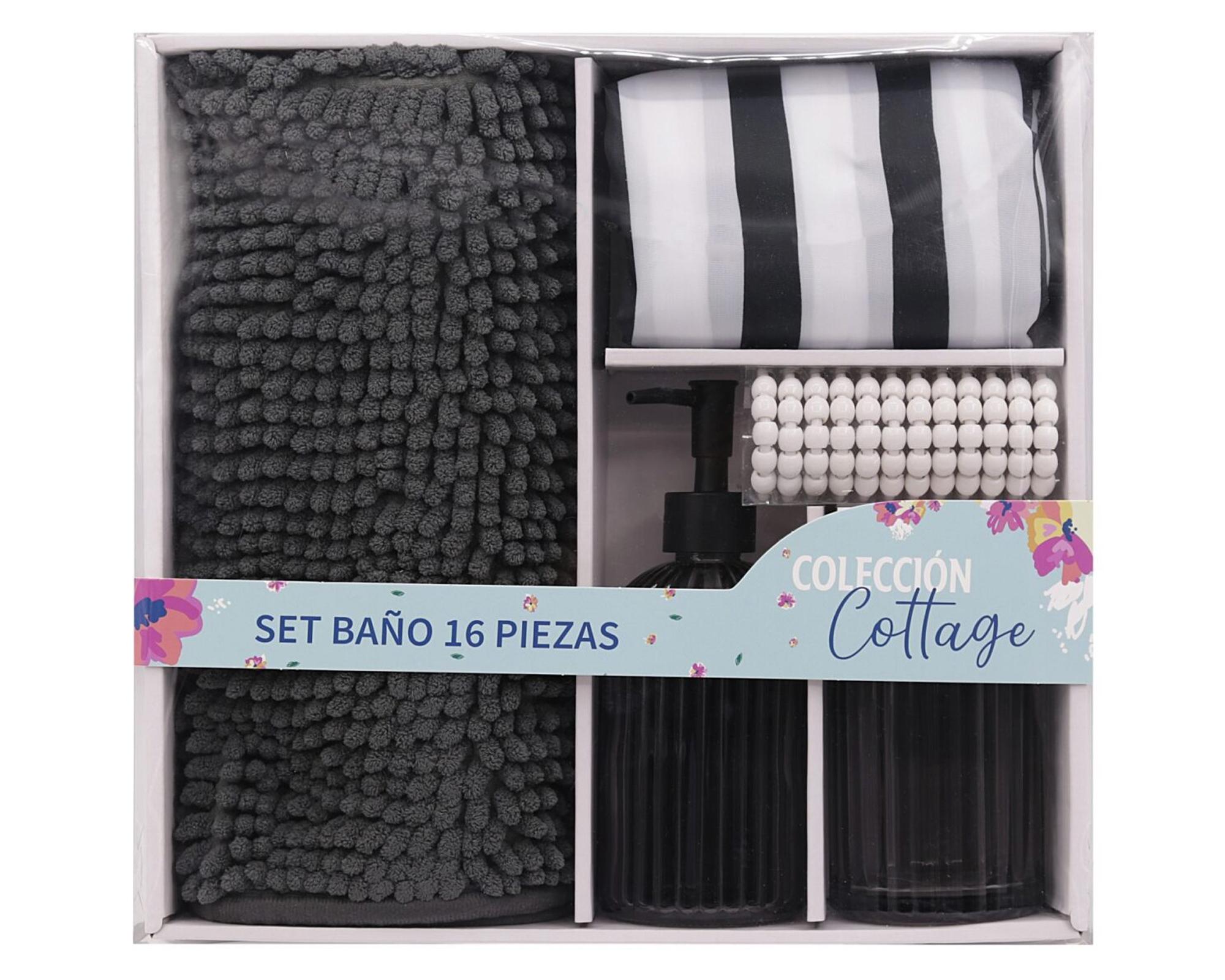 Set baño humo 16 piezas-0
