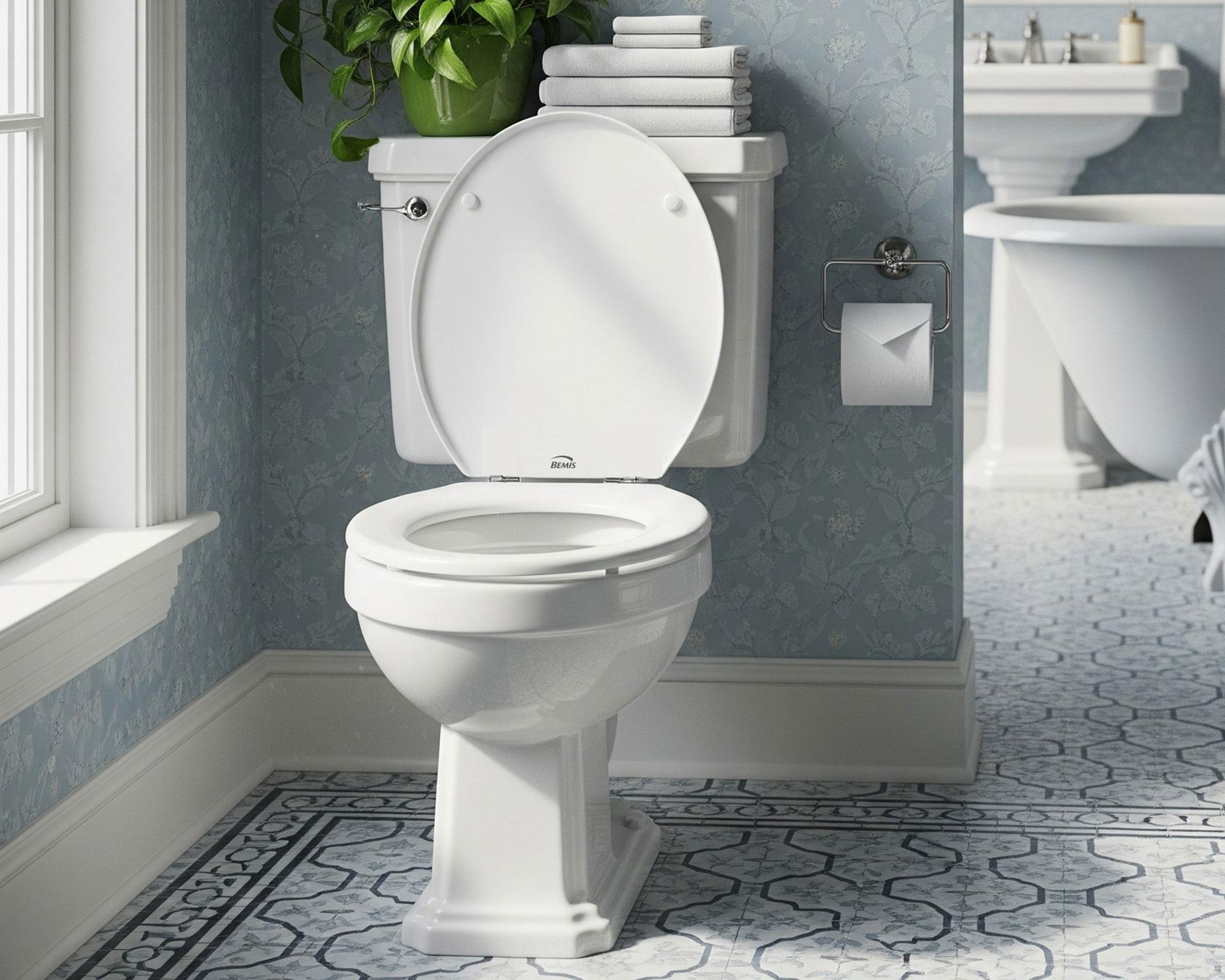 Asiento WC redondo 4800 bisagras ajustables-4
