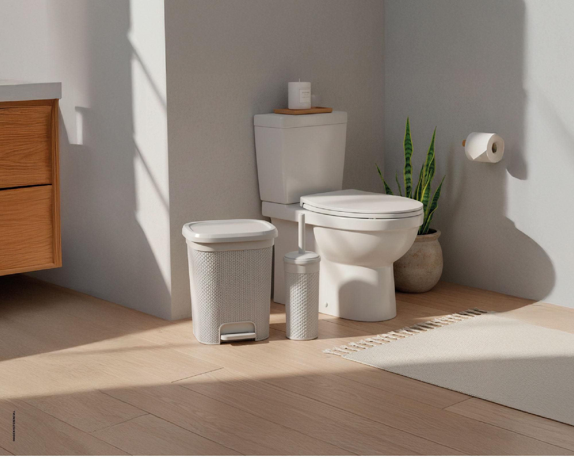 Basurero + escobilla WC diamante-2