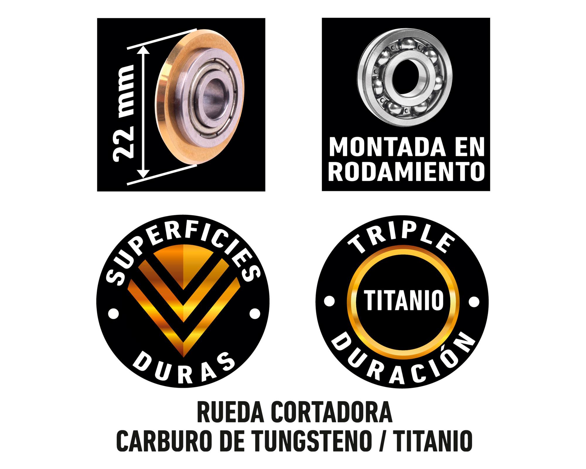 Cortadora cerámica 12 mm TEK 1000-4