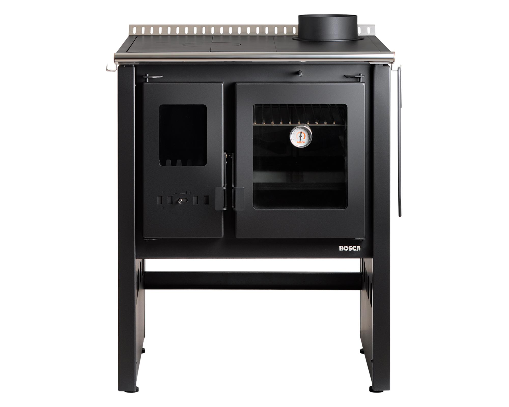 Cocina a leña Ares 70 charcoal 8.5 kW-1