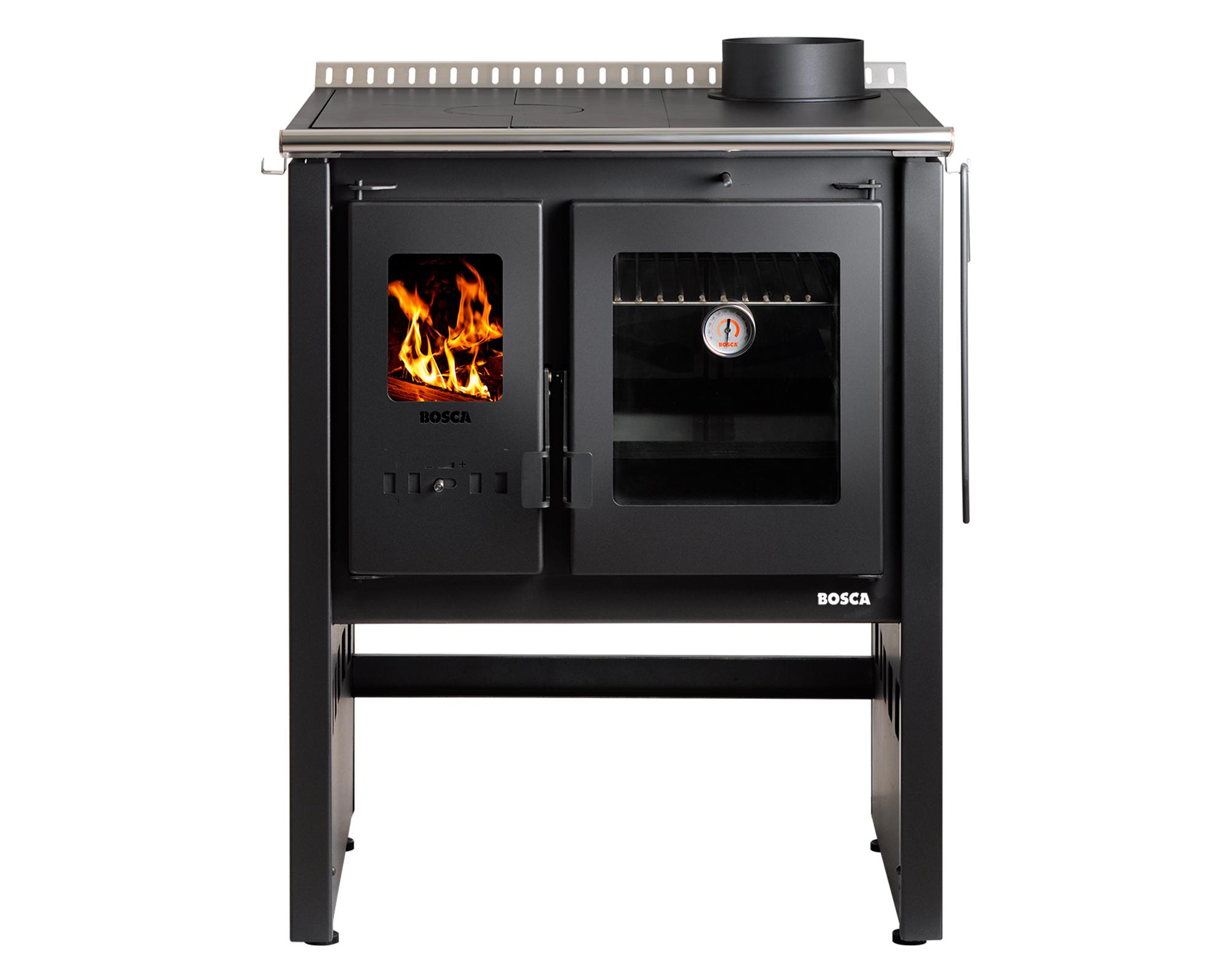 Cocina a leña Ares 70 charcoal 8.5 kW-0