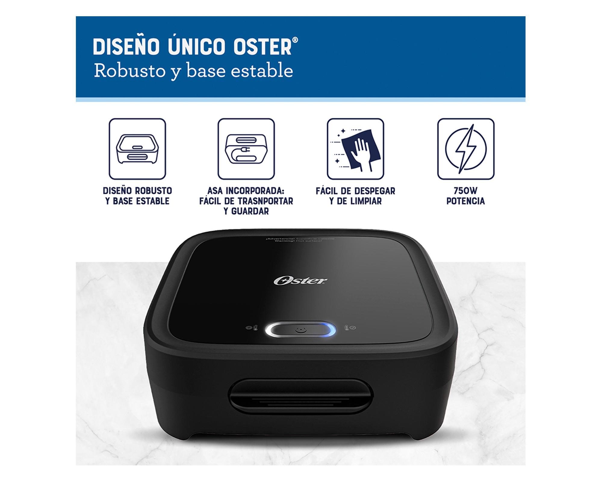 Sandwichera CKSTSM400-052 negro 750W-3