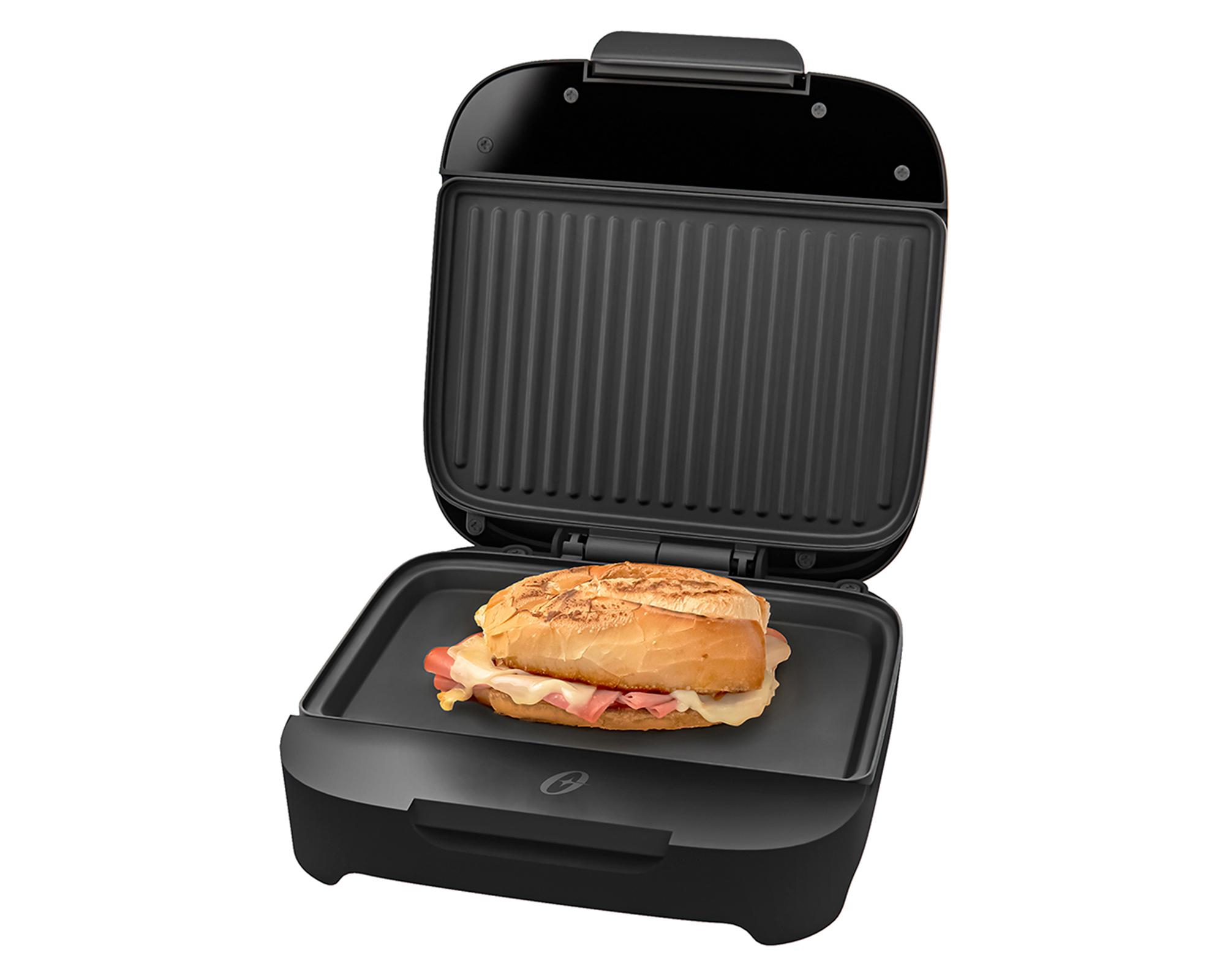 Sandwichera CKSTSM400-052 negro 750W-2