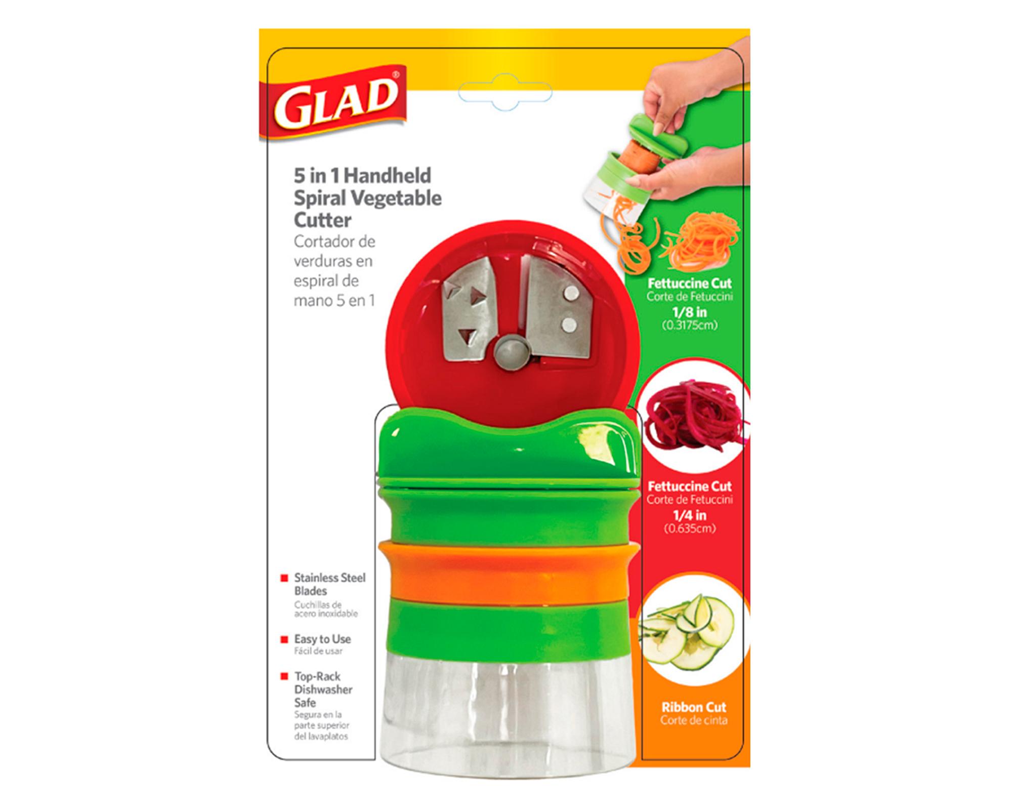 Cortador verduras en espiral surtido 5 piezas-0