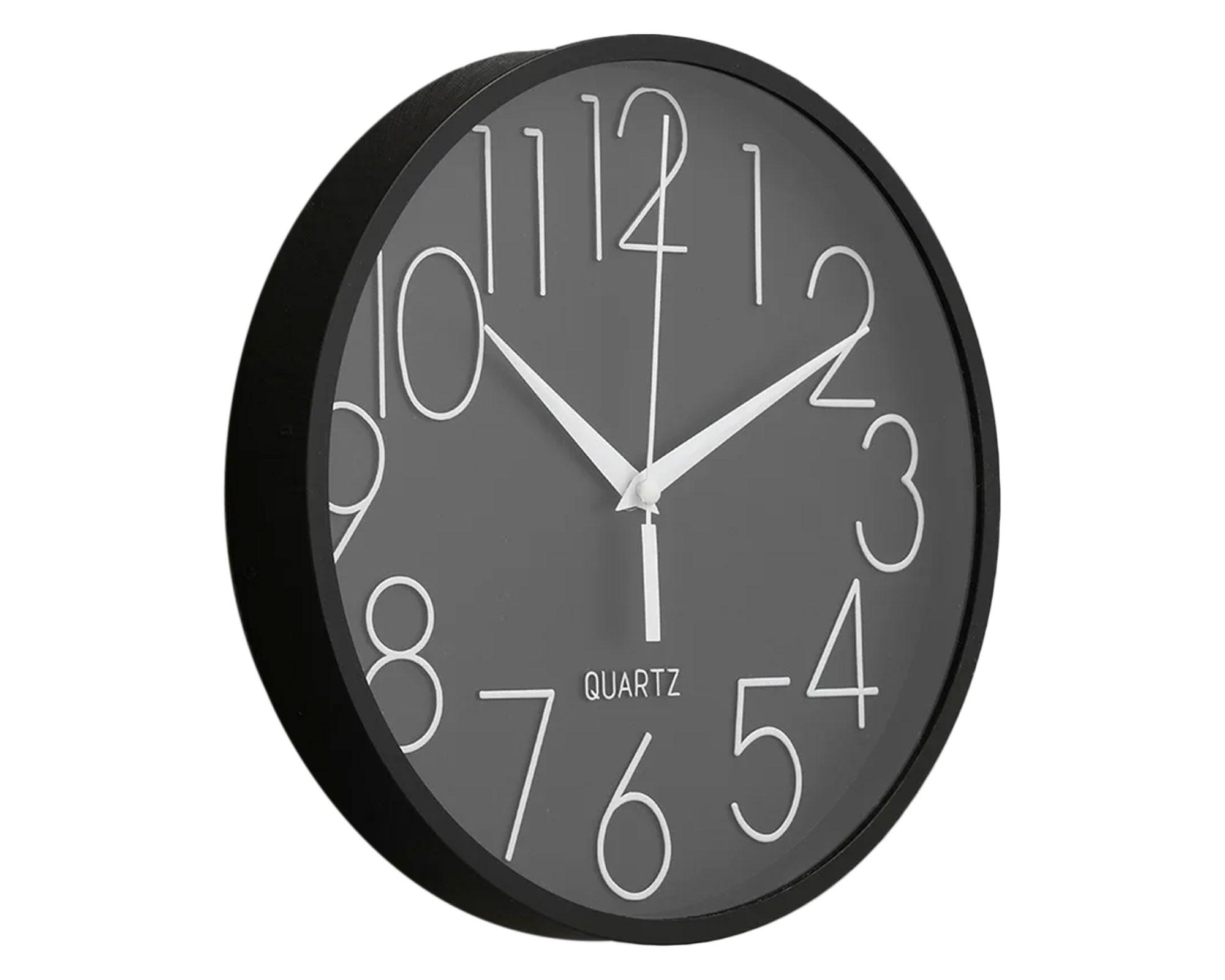 Reloj negro 25 cm-2