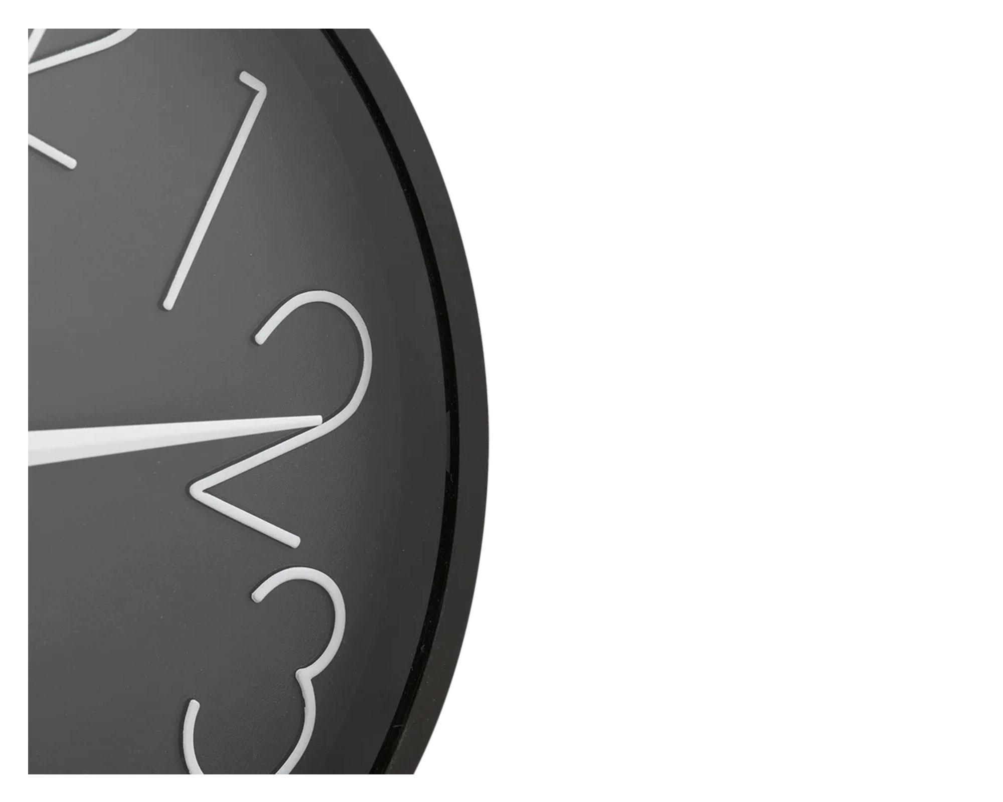 Reloj negro 25 cm-3